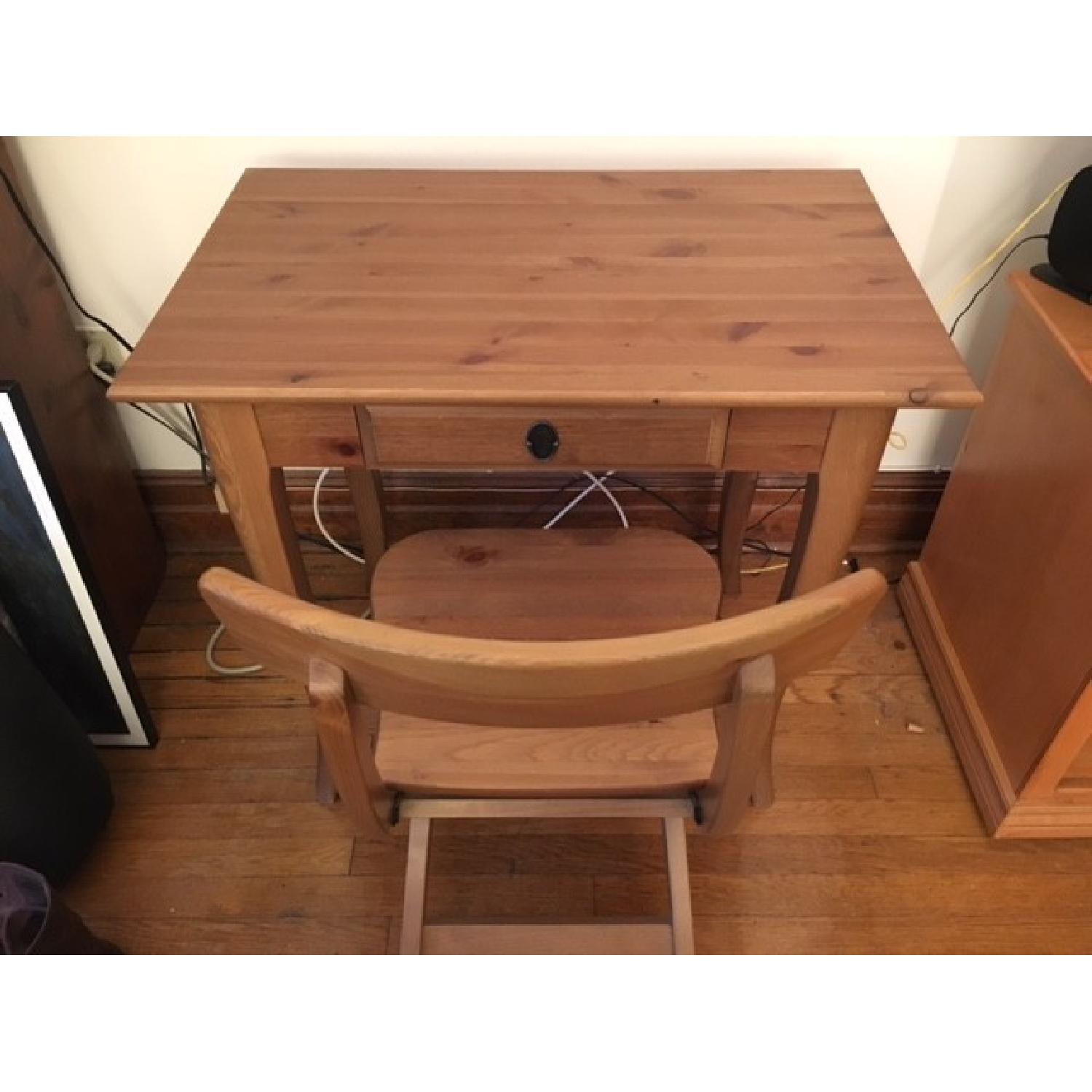 Solid Wood Desk & Chair - image-4