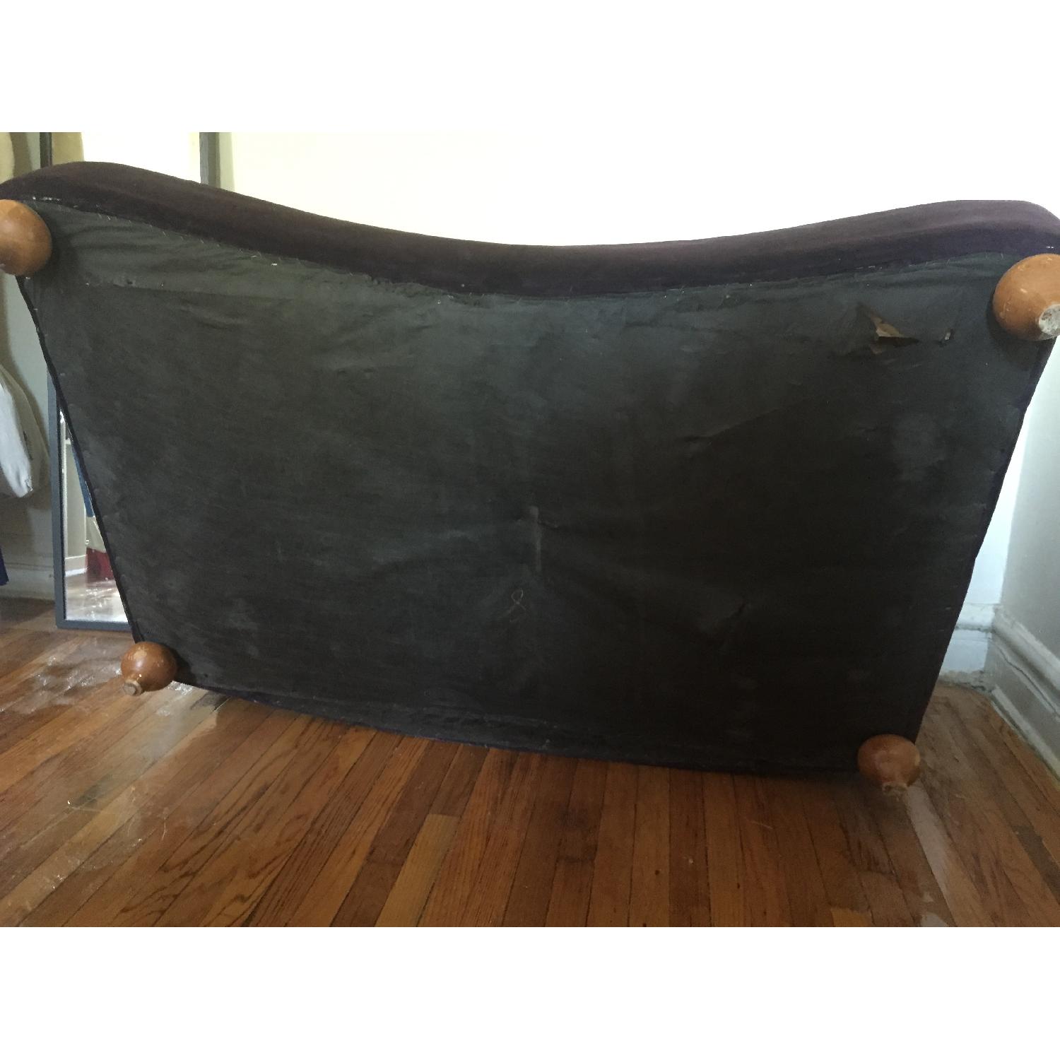 Purple Velvet Loveseat - image-5