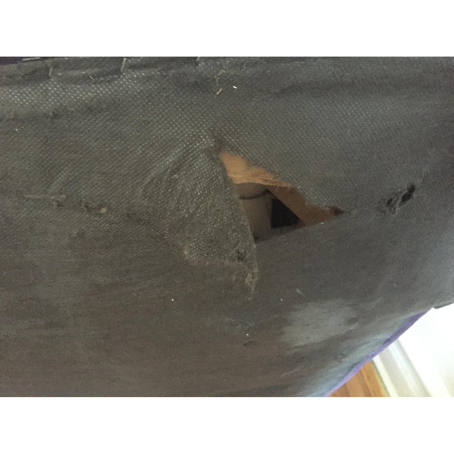 Purple Velvet Loveseat - image-8