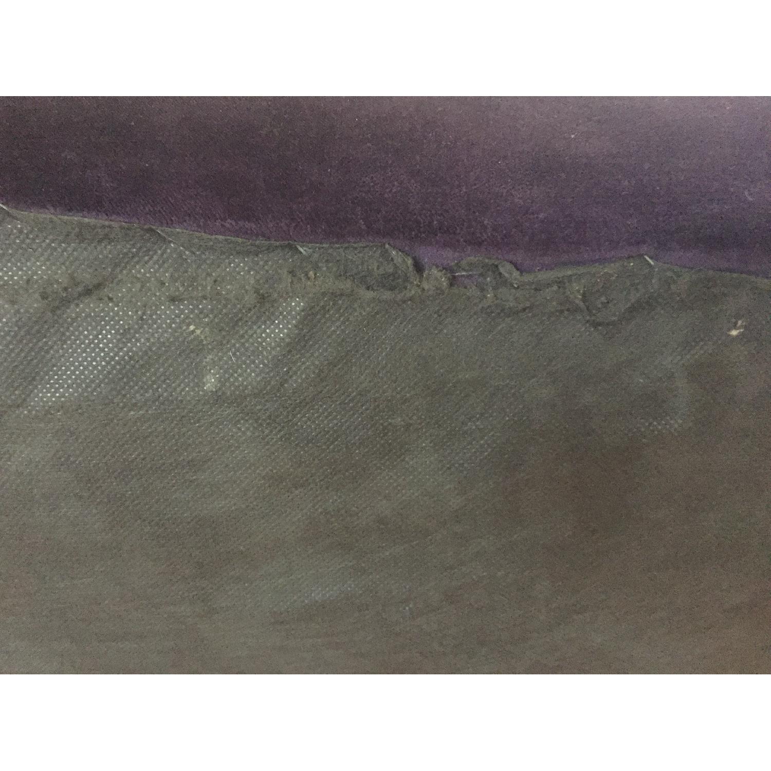 Purple Velvet Loveseat - image-9
