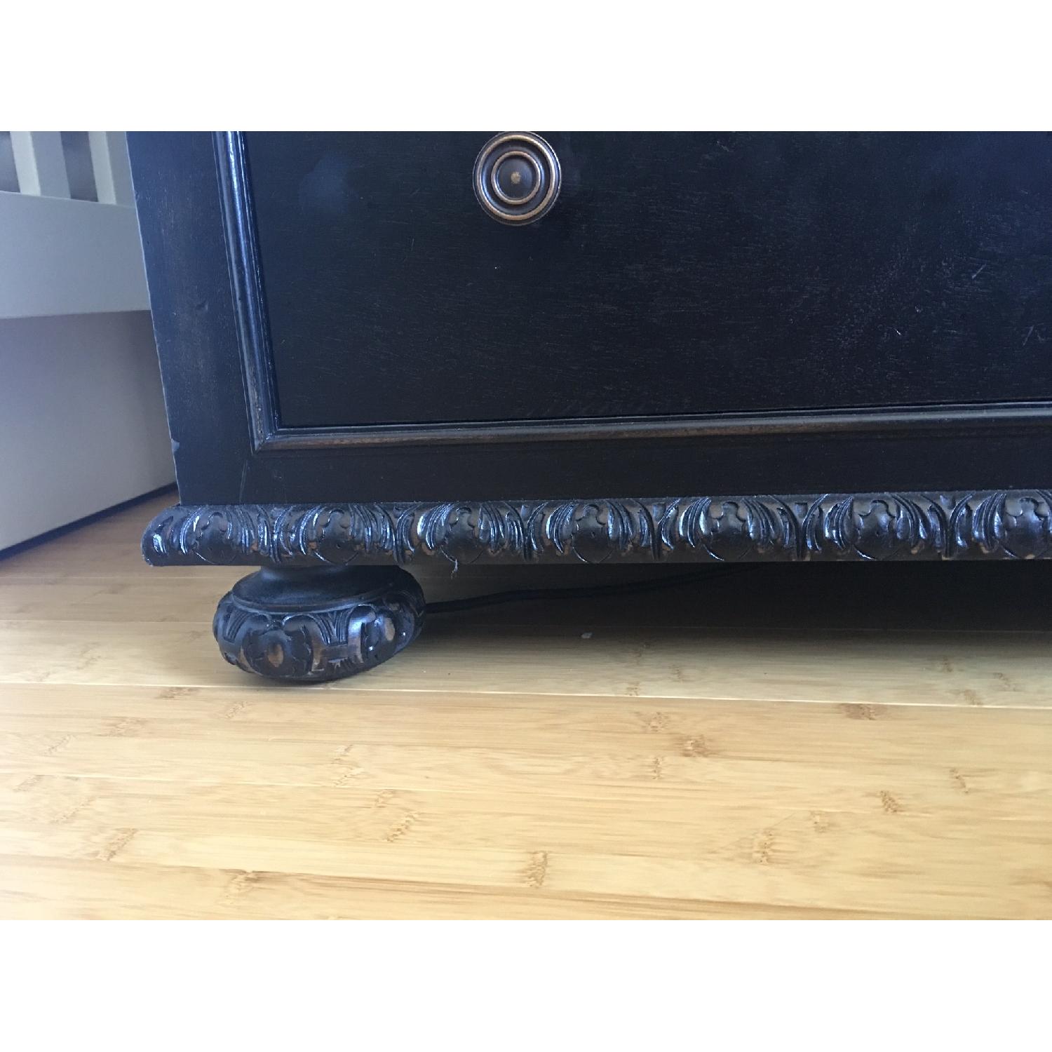 Restoration Hardware French Empire 11-Drawer Dresser in Antiqued Black - image-4