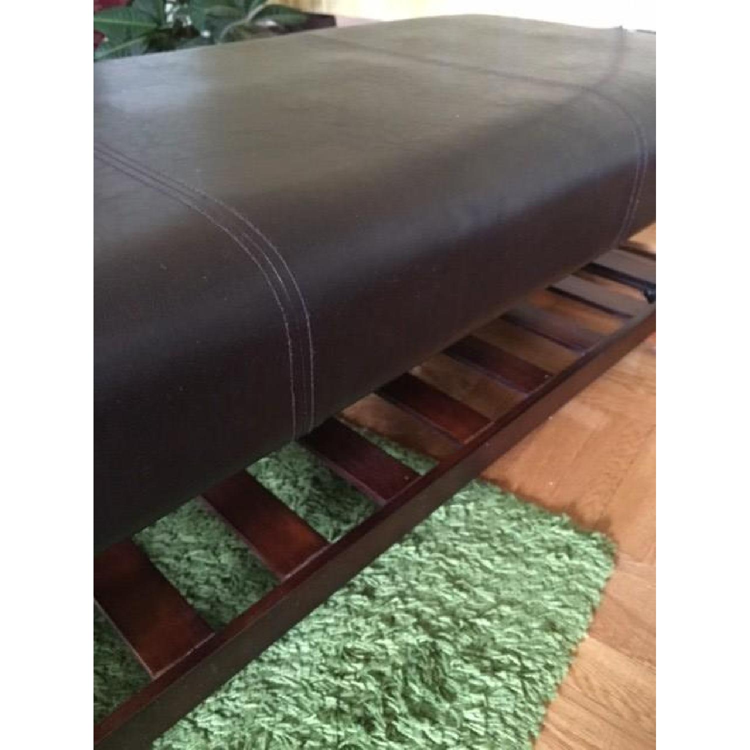 Threshold Leather Storage Bench - image-5