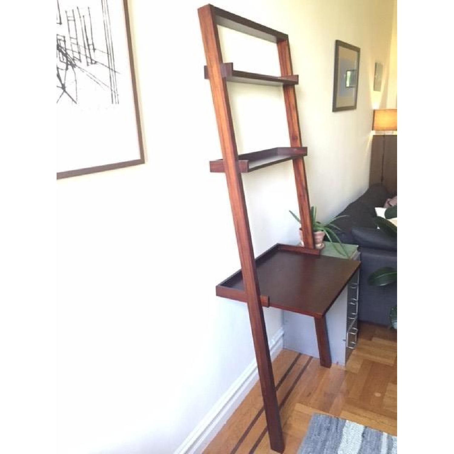 Crate & Barrel Sloan Leaning Desk/Shelf - image-2