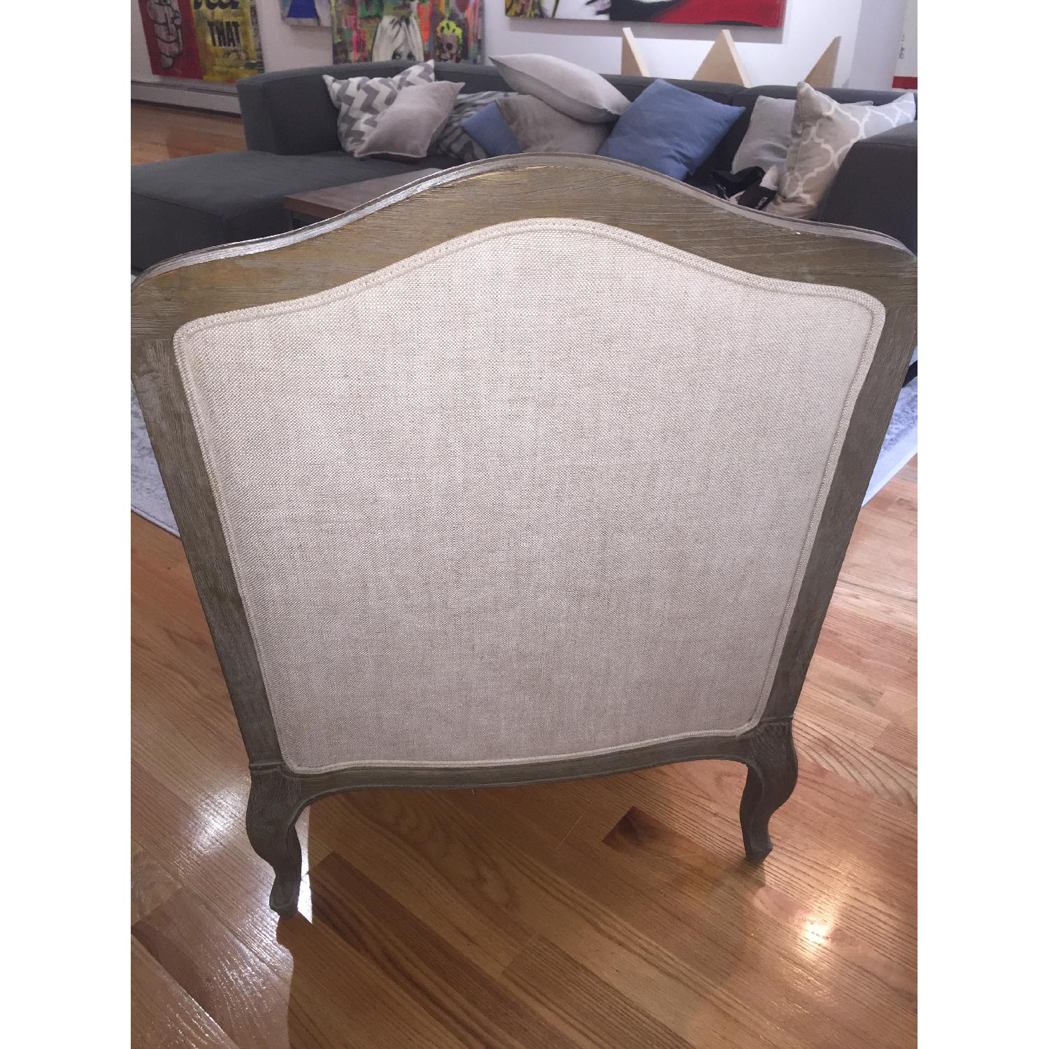 Restoration Hardware Marseilles Linen Chair - image-3