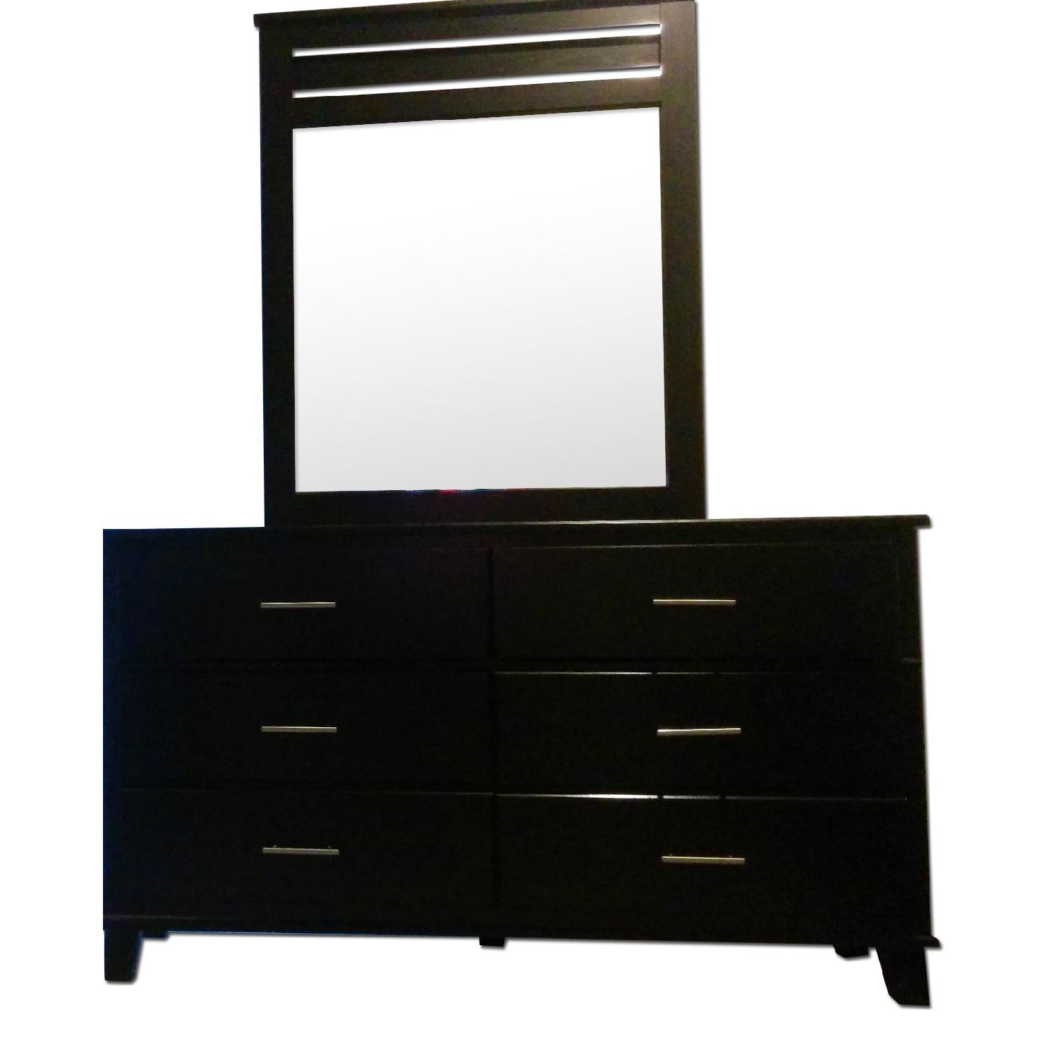 Cort Furniture Dakota Dresser w/ Mirror AptDeco