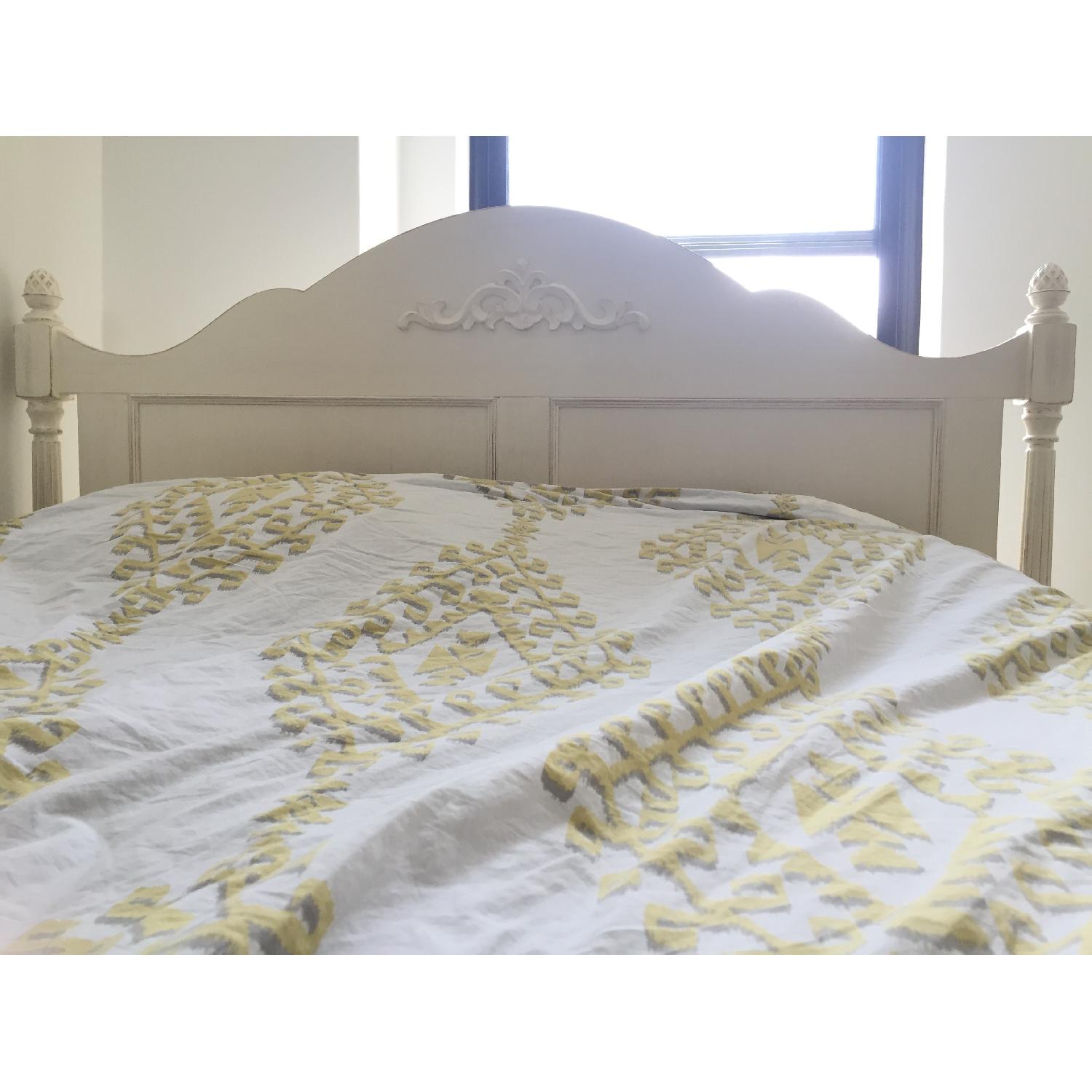 Antique Wood Custom Bed Frame - image-3