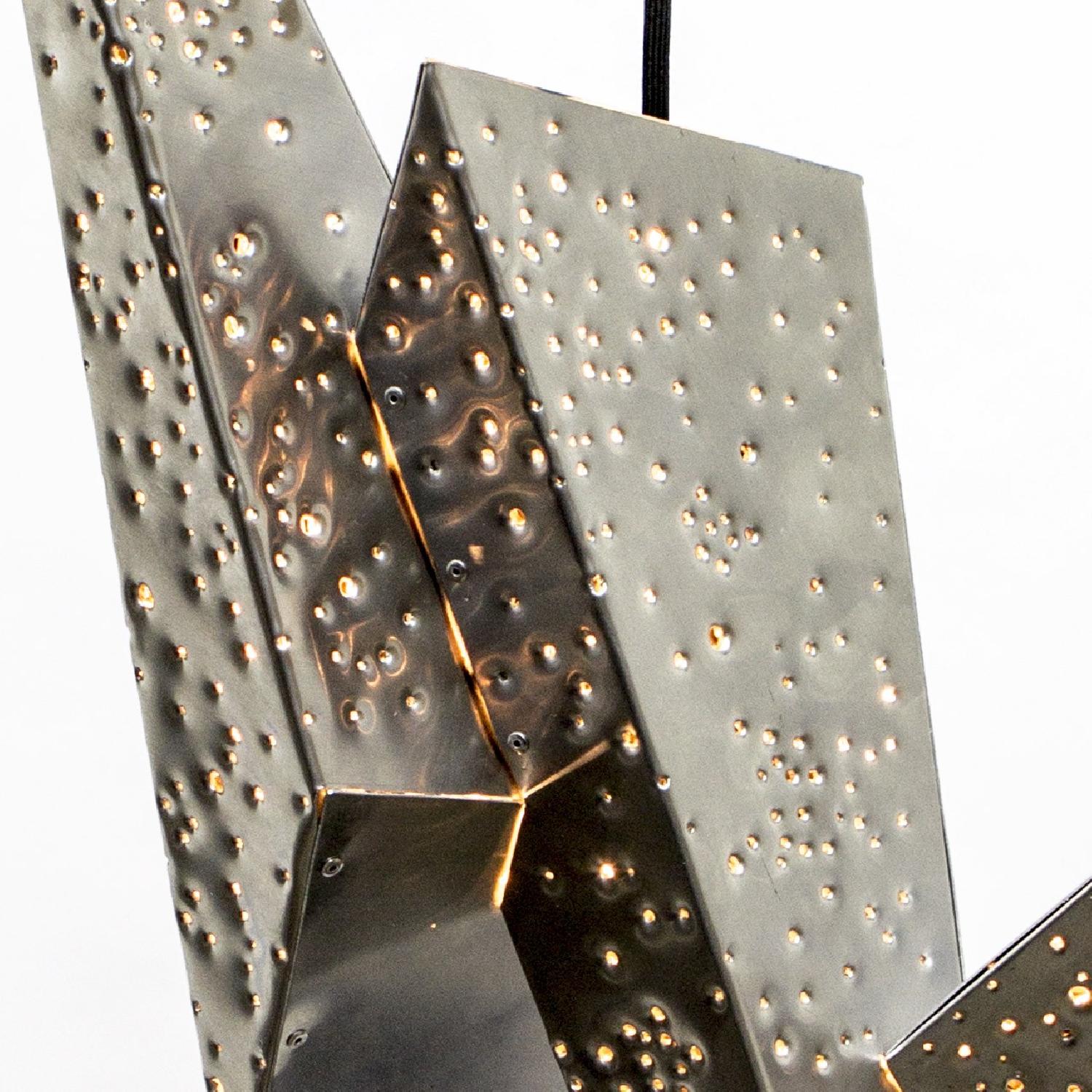 Lightning Bolt Pendant Light Suspended Sculpture Chandelier - image-1