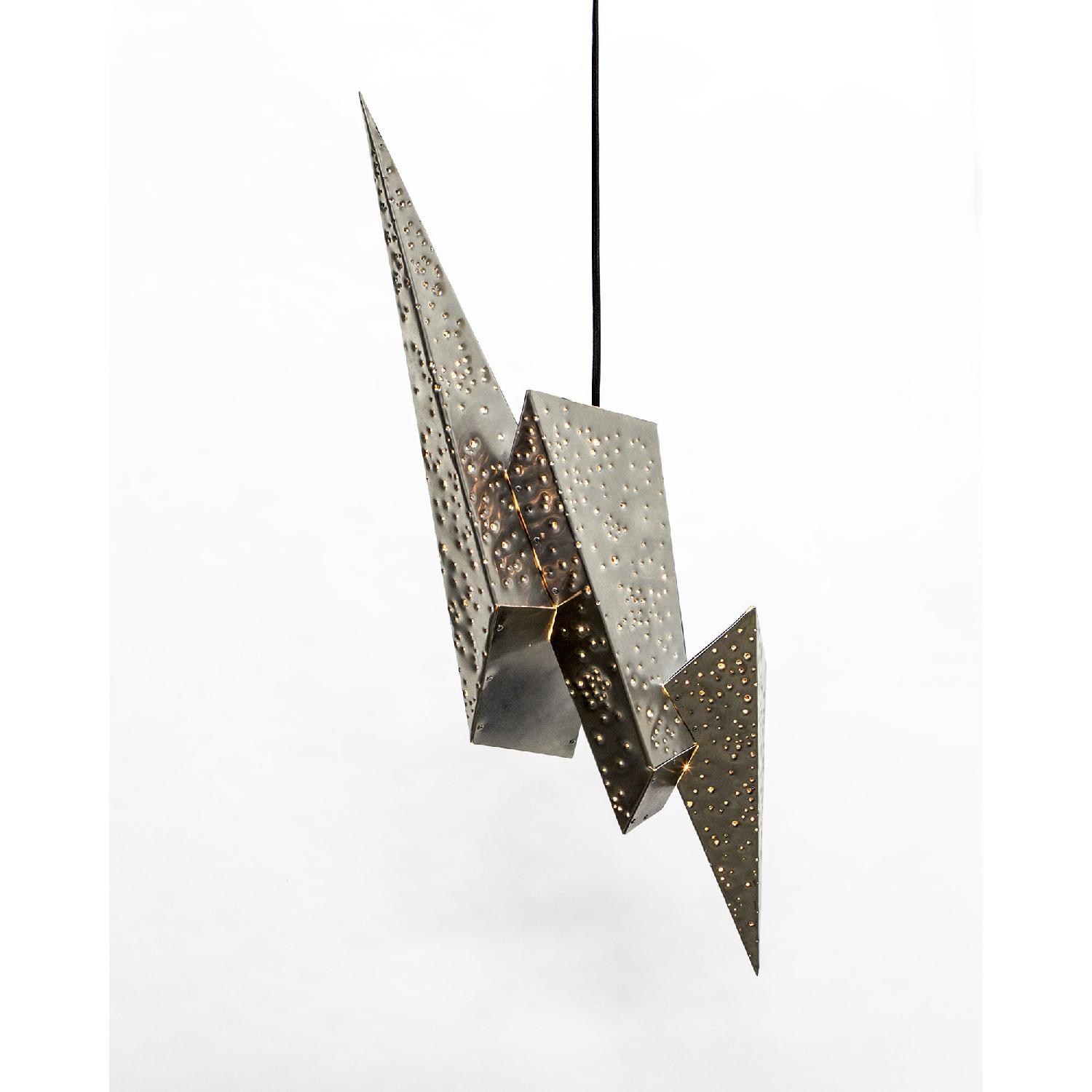 Lightning Bolt Pendant Light Suspended Sculpture Chandelier - image-0