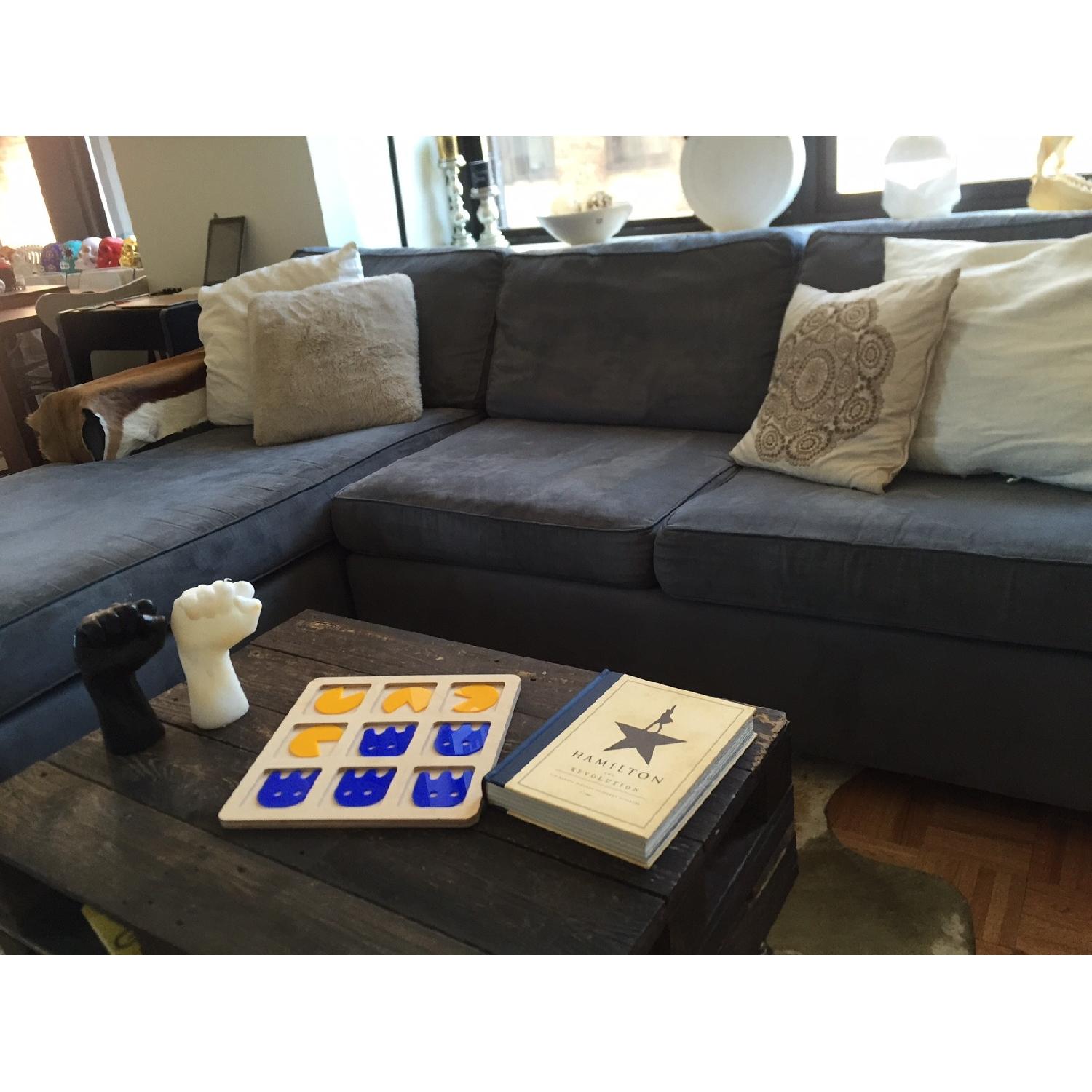 Microsuede Sectional Sofa - image-4