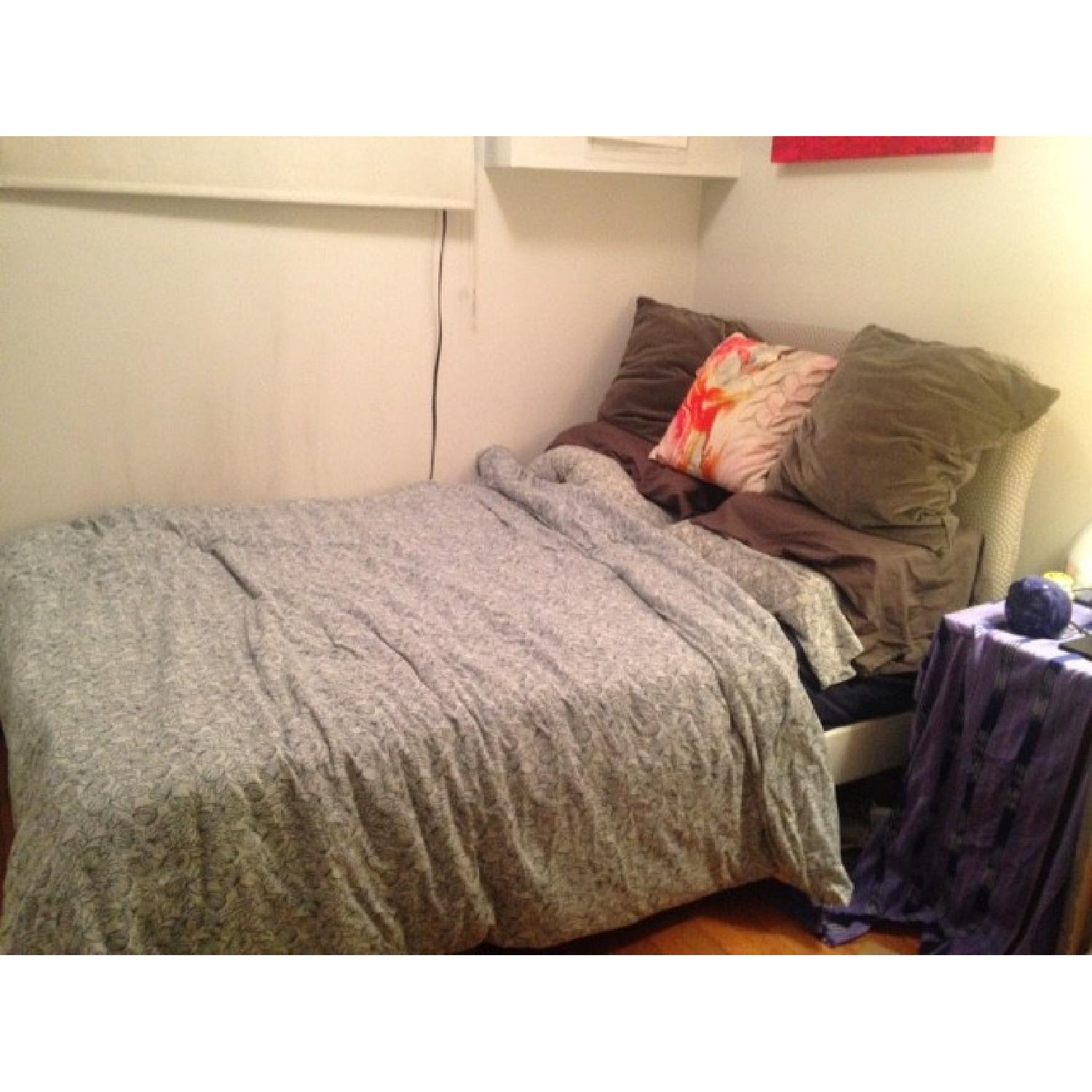 Ikea Duken Full Size Bed w/ Headboard & Slats - image-1