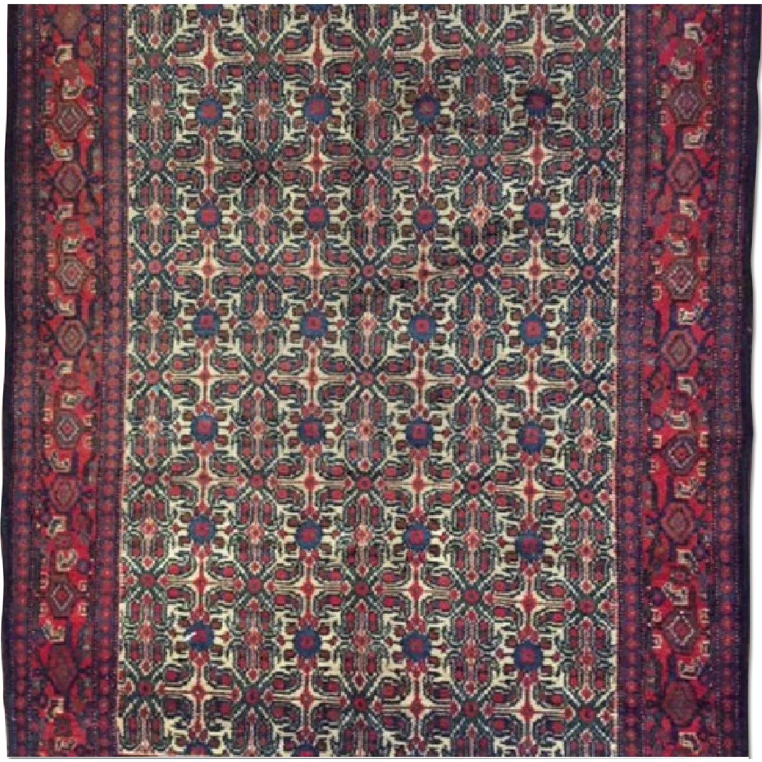 Antique Circa 1920 Iranian Persian Rug - AptDeco