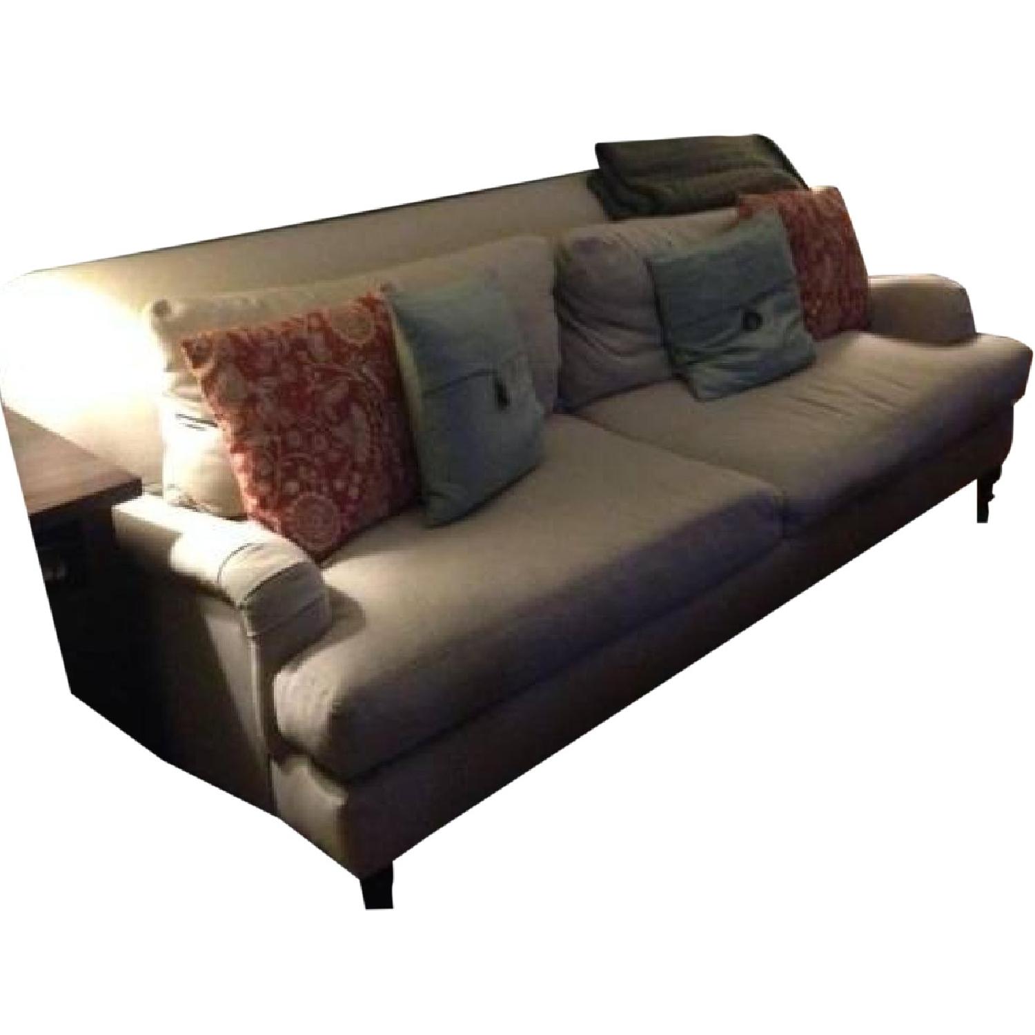 Pottery Barn Carlisle Upholstered Sofa AptDeco