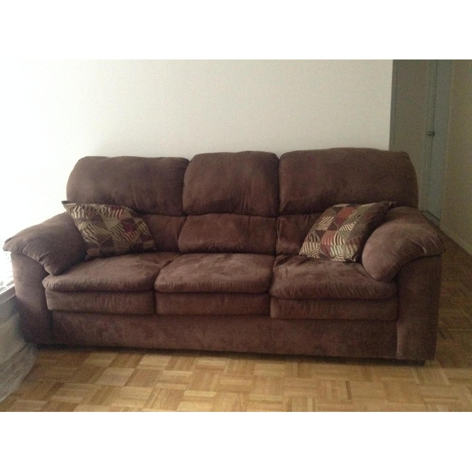 Bob's Furniture Sofa come bed - image-1