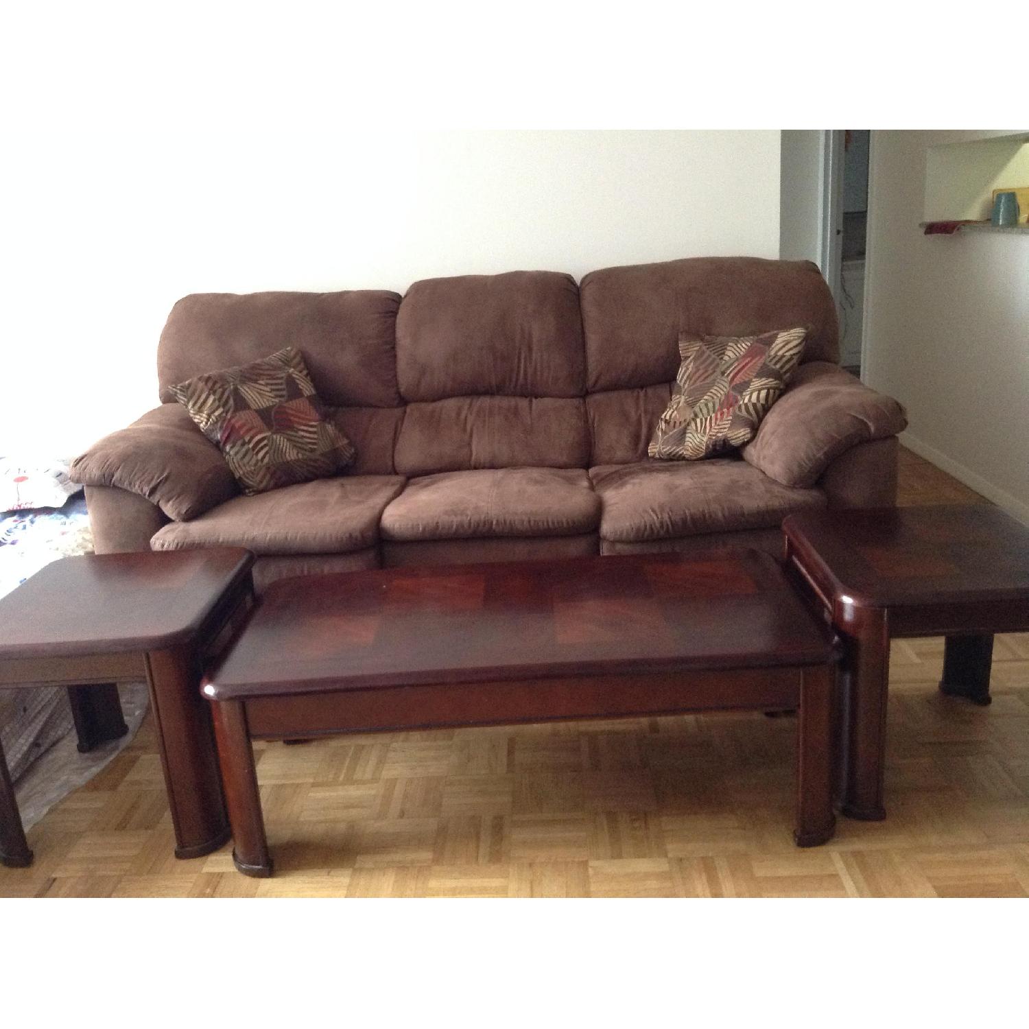 Bob's Furniture Sofa come bed - image-2