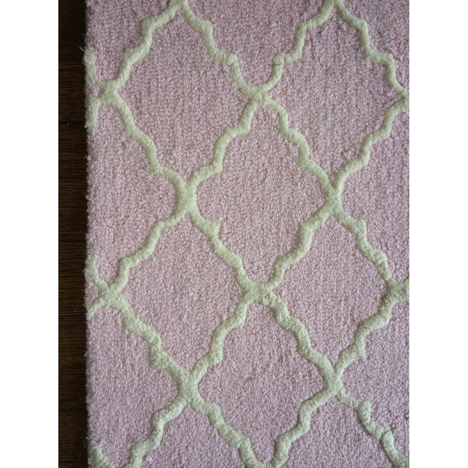 Pottery Barn Kids Pink Rug - image-1