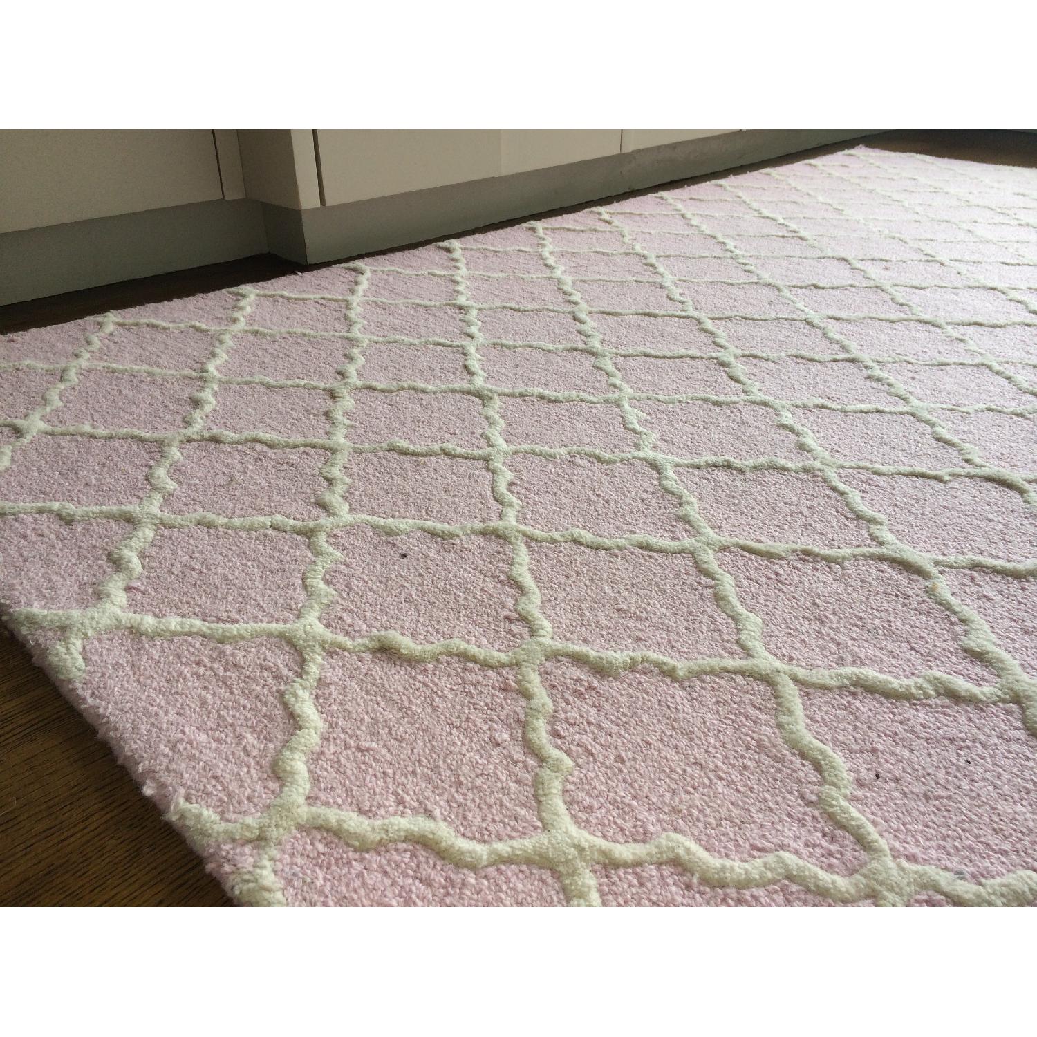 Pottery Barn Kids Pink Rug - image-2