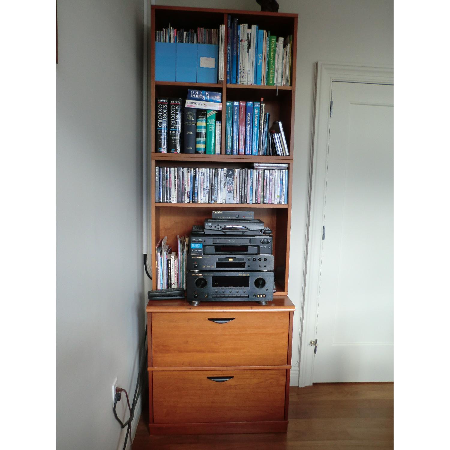 Lizell Maple 2 Drawer File Cabinet - image-1