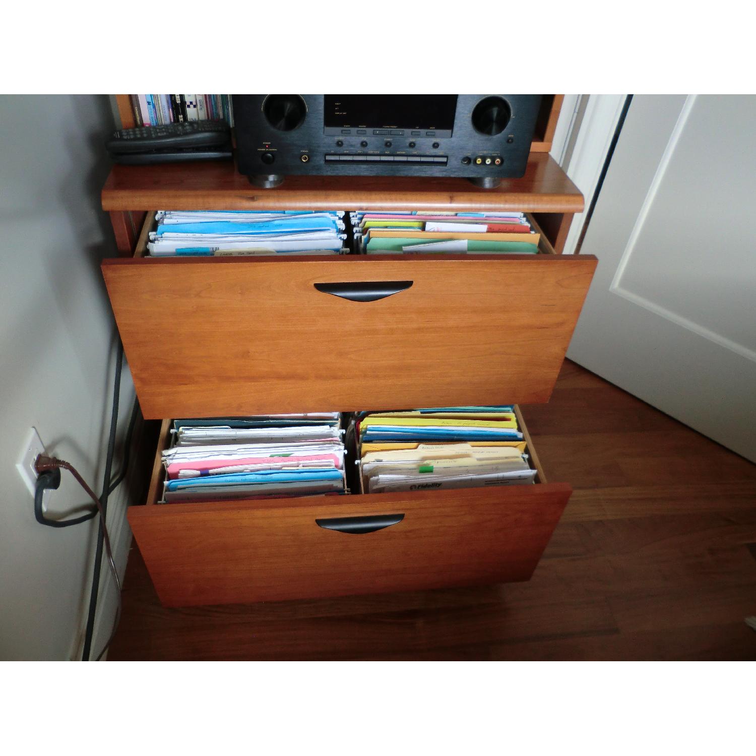 Lizell Maple 2 Drawer File Cabinet - image-2