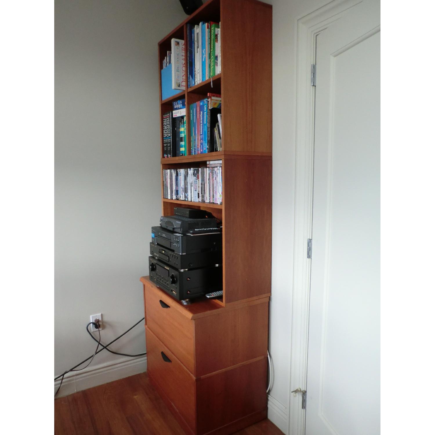 Lizell Maple 2 Drawer File Cabinet - image-3