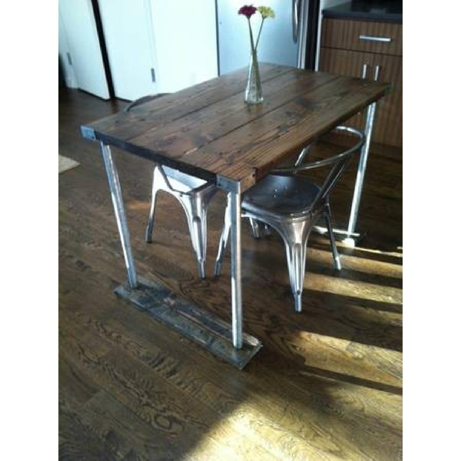 Rustic Reclaimed Dining Room Table - image-1