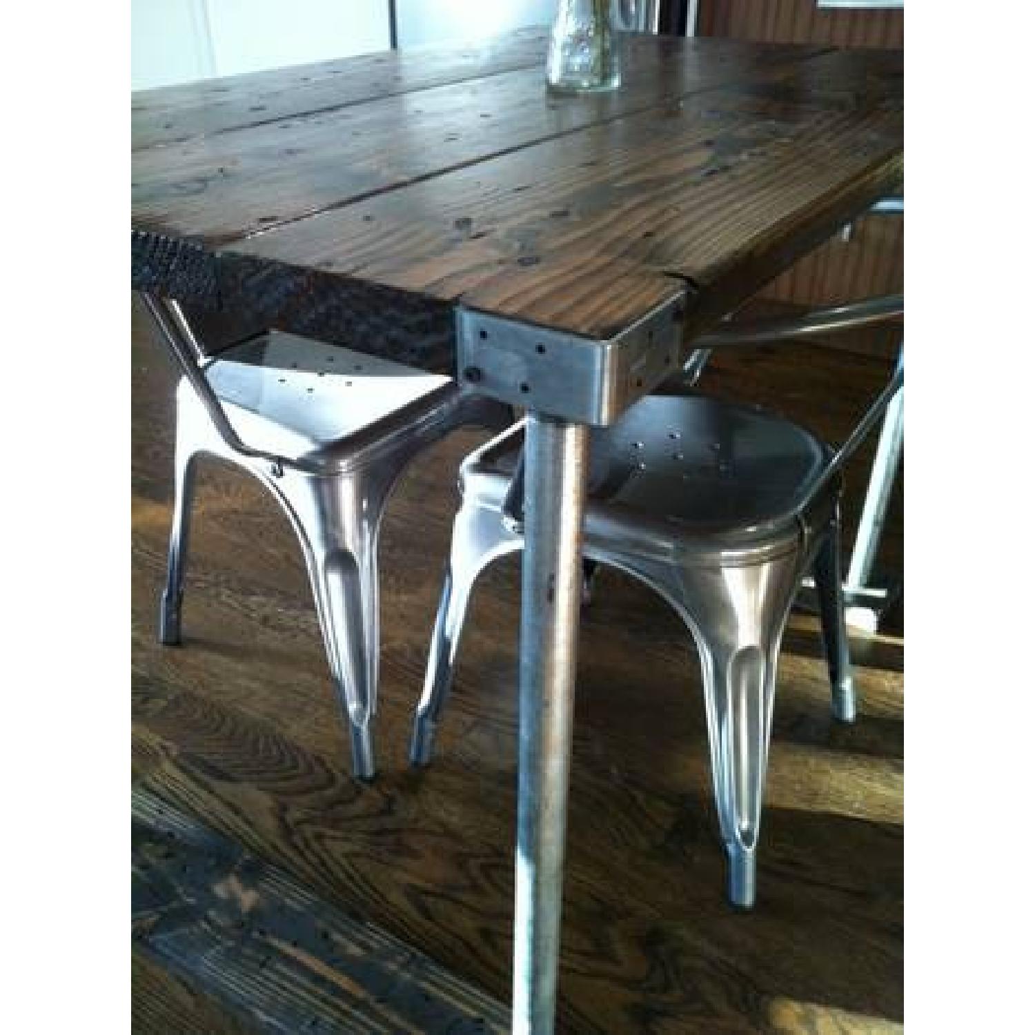 Rustic Reclaimed Dining Room Table - image-5