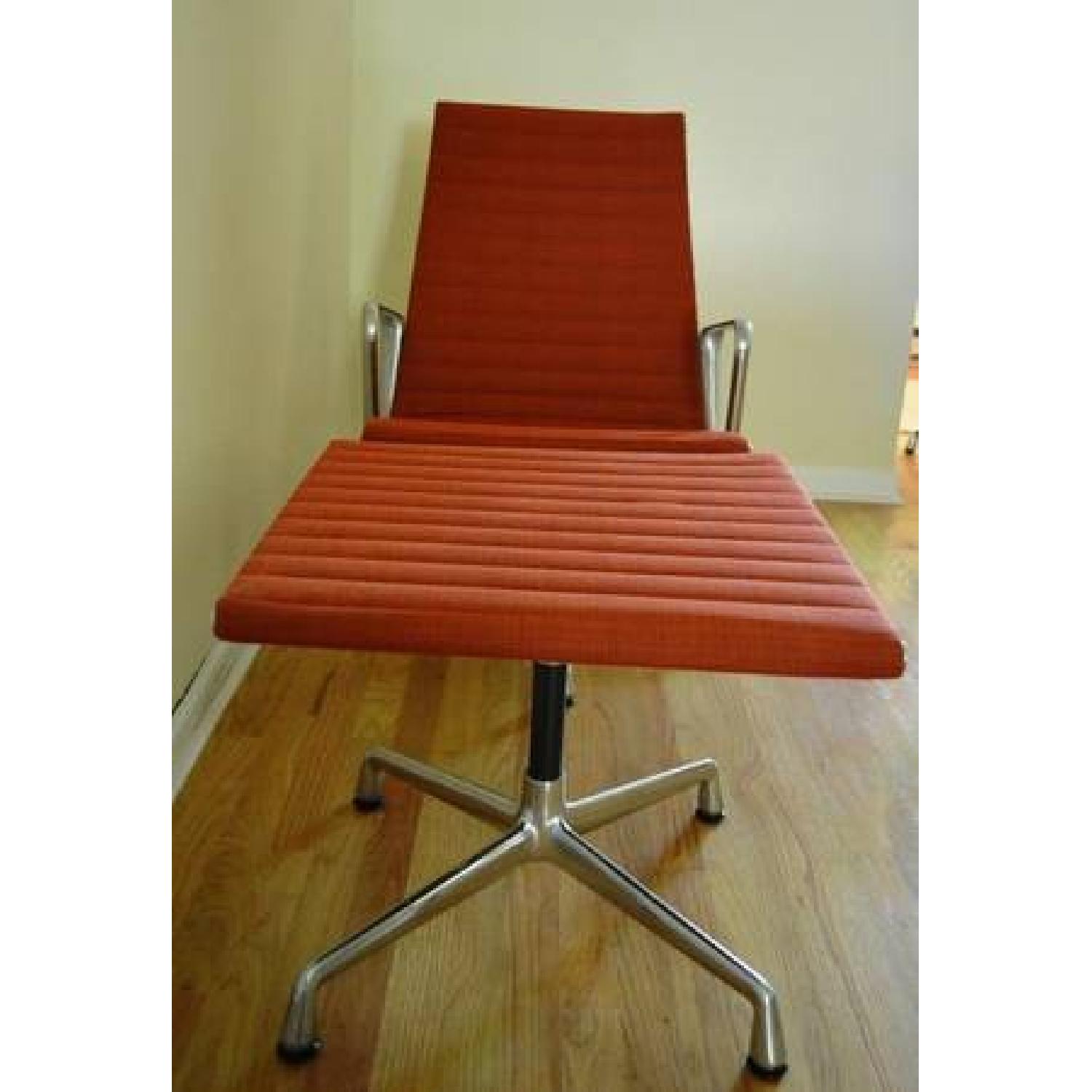 Eames Aluminum Group Lounge Chair & Ottoman - image-1