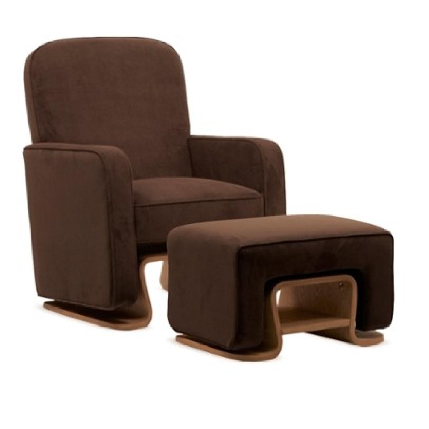 Nursery Works Cole Glider and Ottoman AptDeco