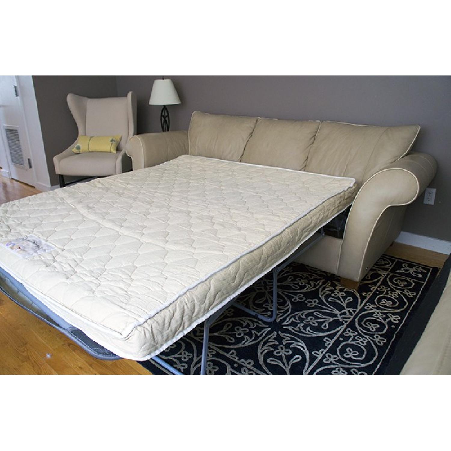 Italsofa Italian Leather Sleeper Sofa - image-2