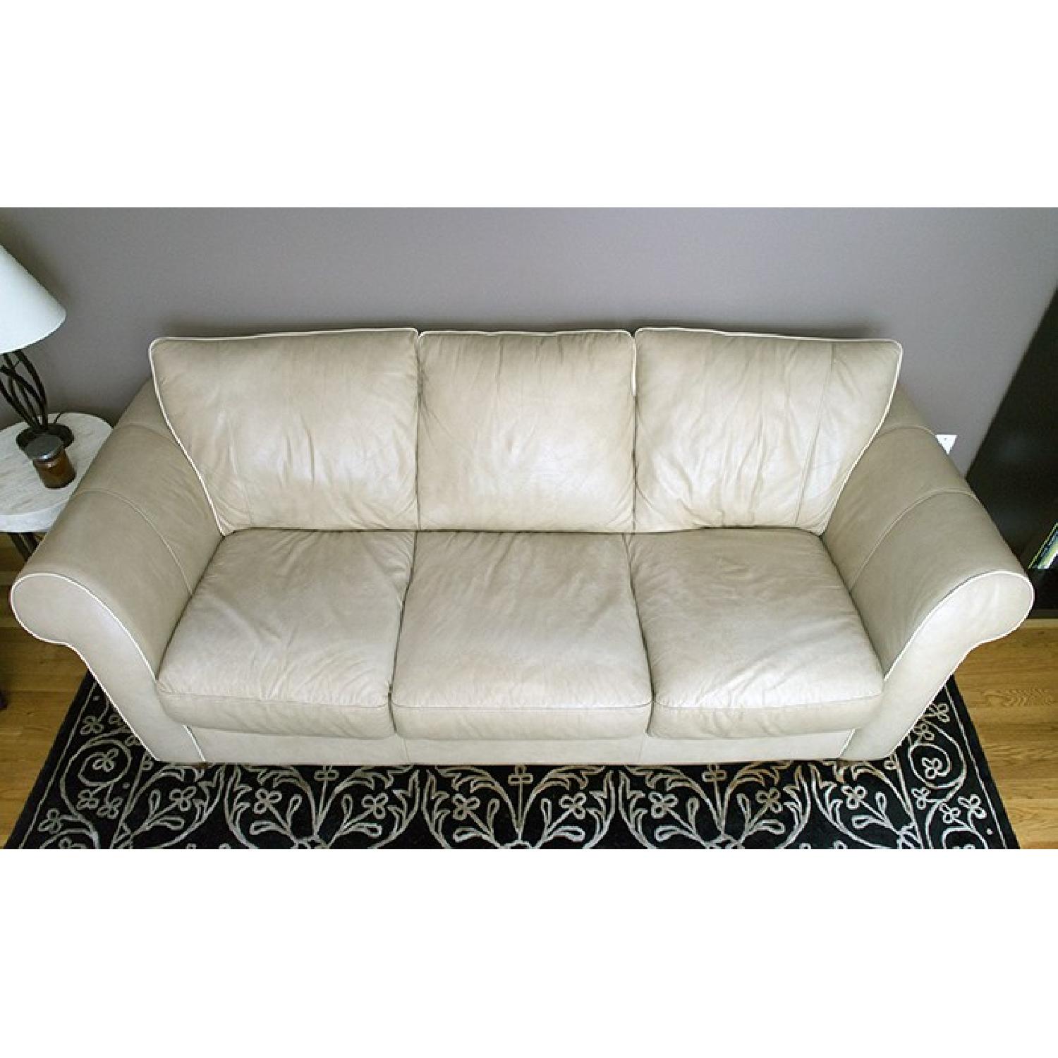Italsofa Italian Leather Sleeper Sofa - image-3
