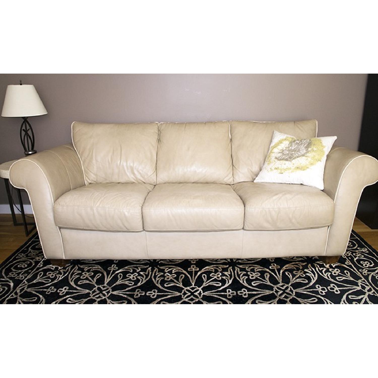 Italsofa Italian Leather Sleeper Sofa - image-4