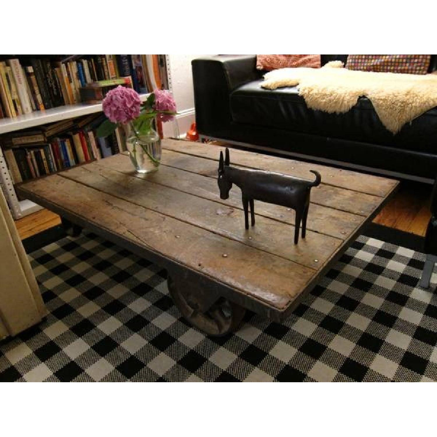 Wood & Steel Cart AptDeco