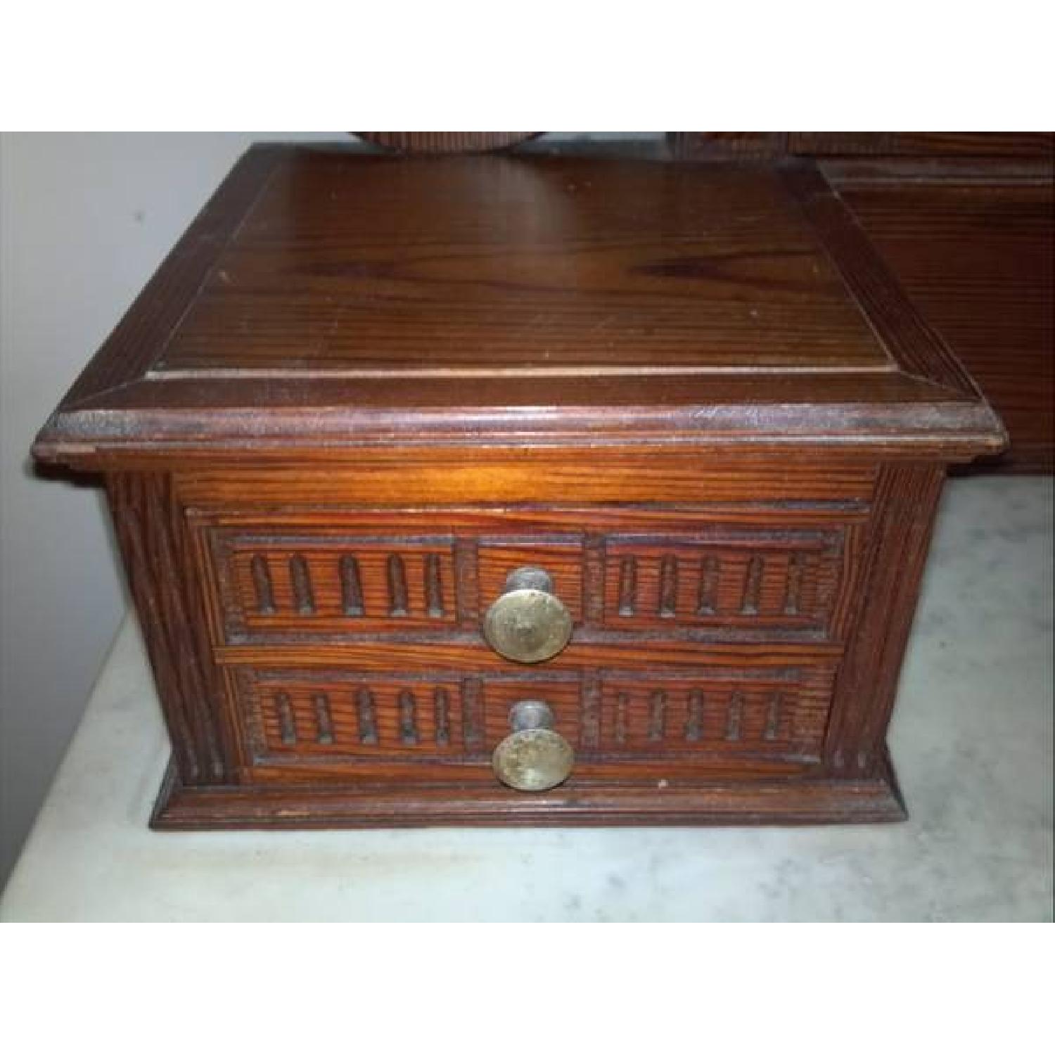 Marble Topped Antique Vanity AptDeco