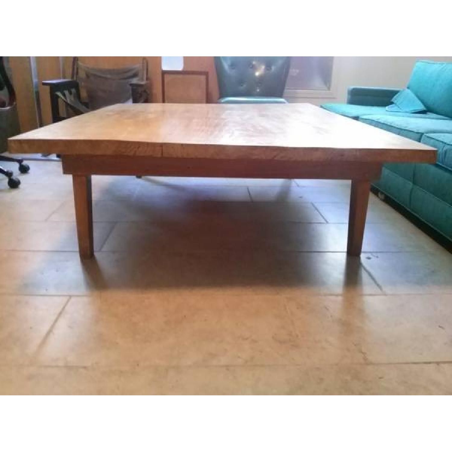 Antique Industrial Reclaimed Slab Coffee Table - image-2