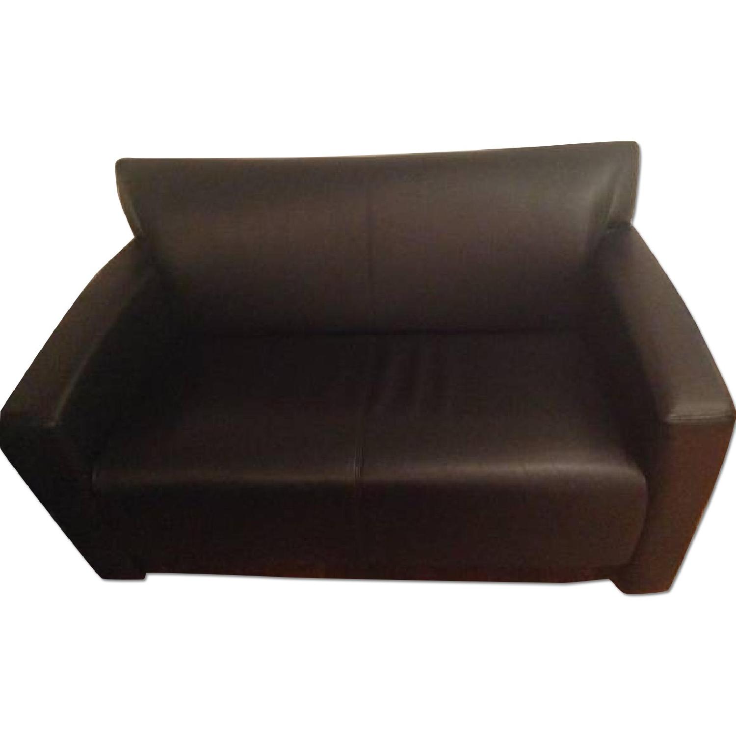 Black 3 Seater Sofa + Loveseat Set - image-4