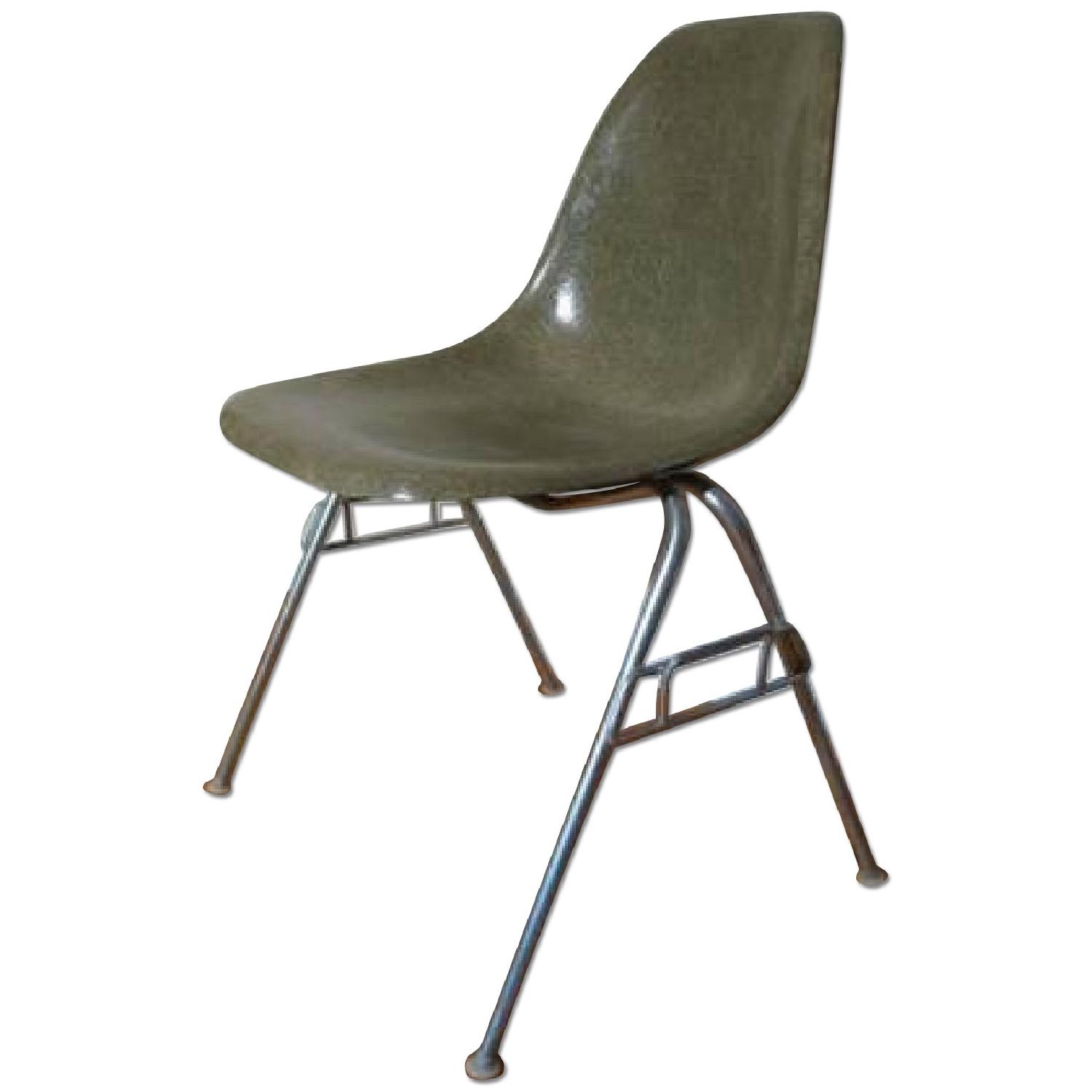 Grey Eames Shell Chairs - image-0