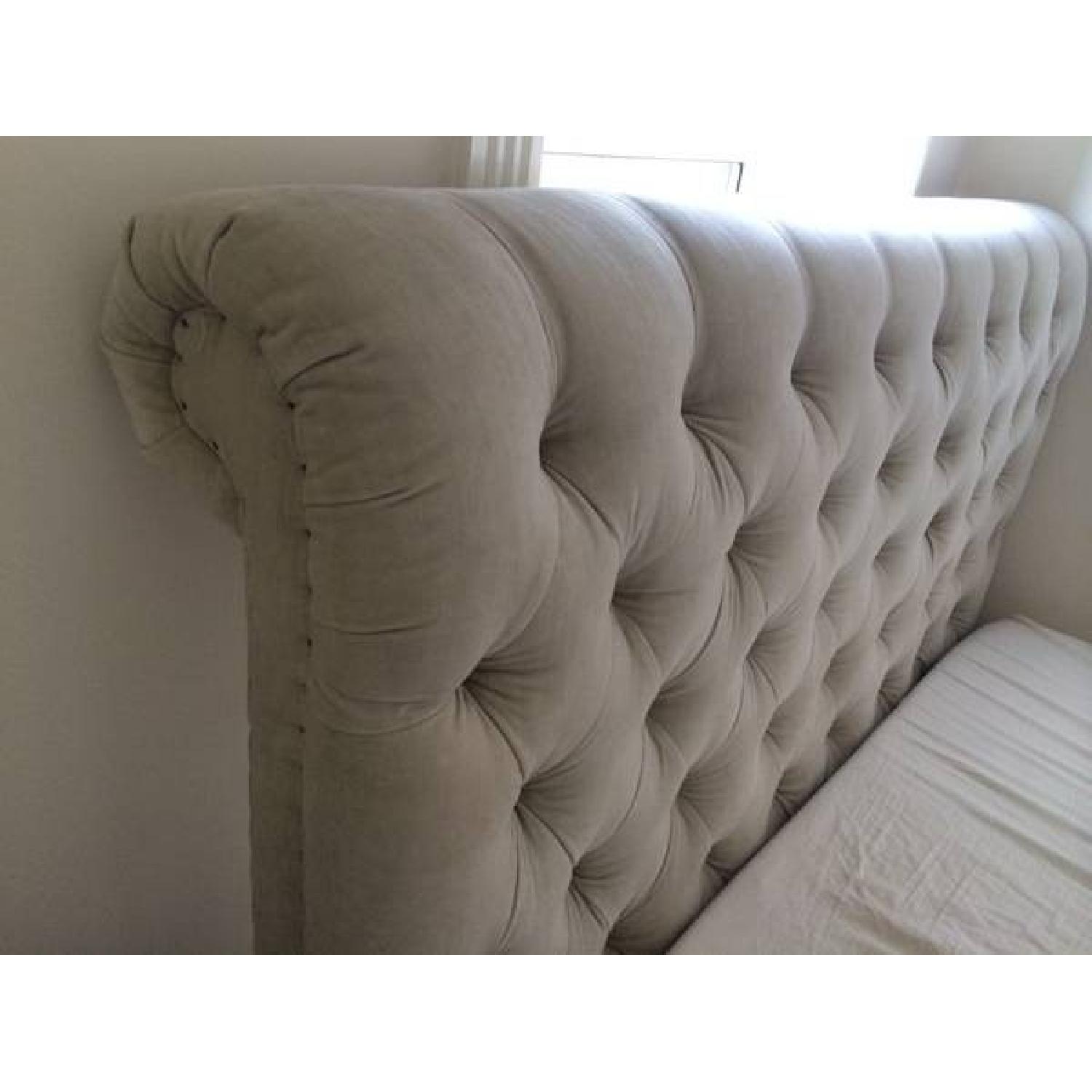 Restoration Hardware Queen Size Sleigh Bed  - image-1