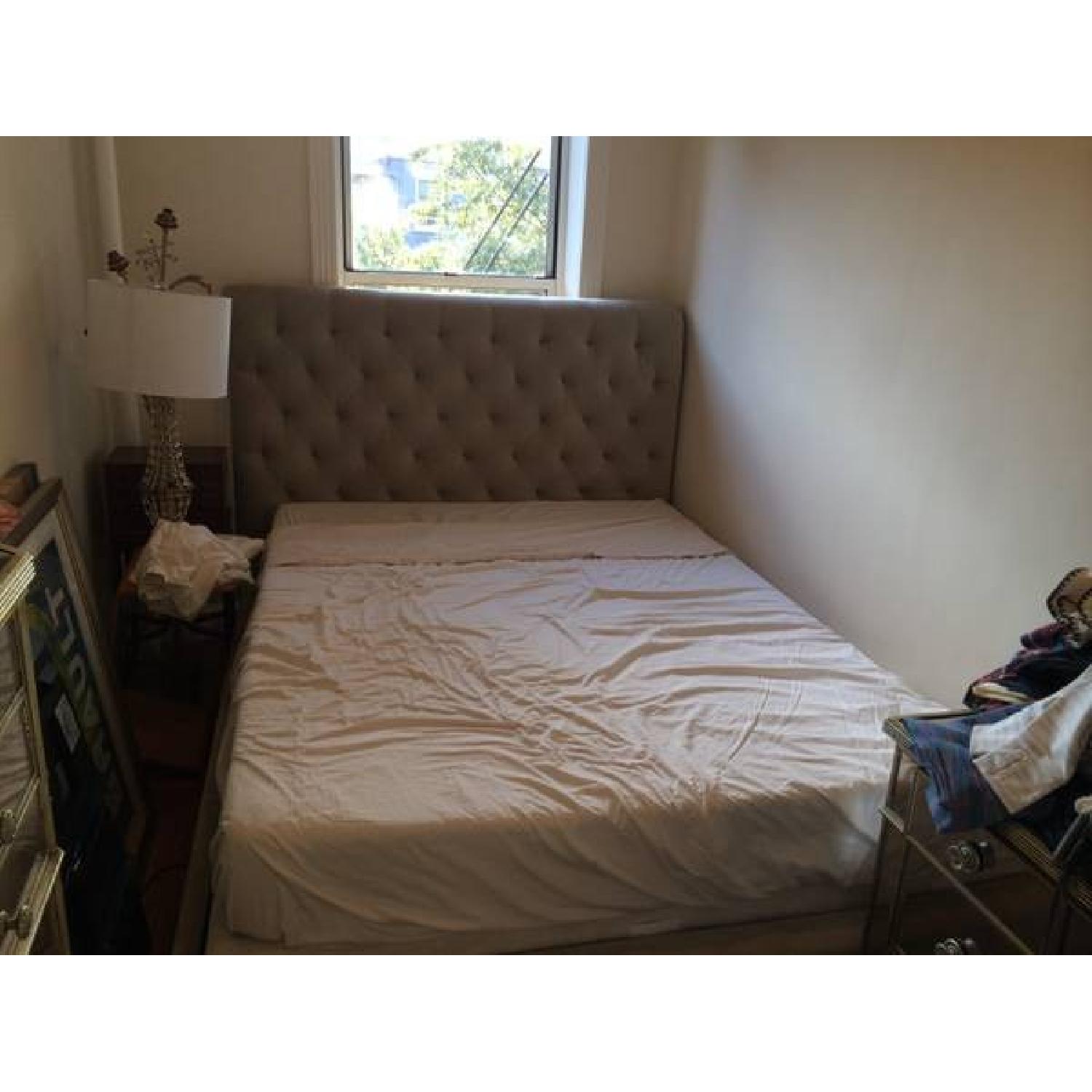 Restoration Hardware Queen Size Sleigh Bed  - image-2