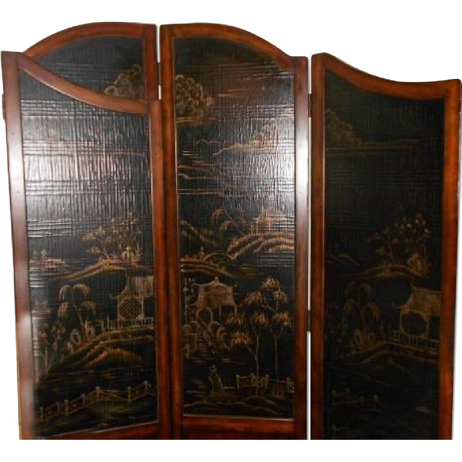 Ethan Allen Chinoiserie Floor Screen AptDeco