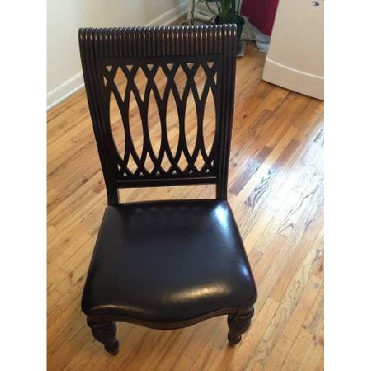 Solid Wood Dining Table w/ 4 chairs - AptDeco