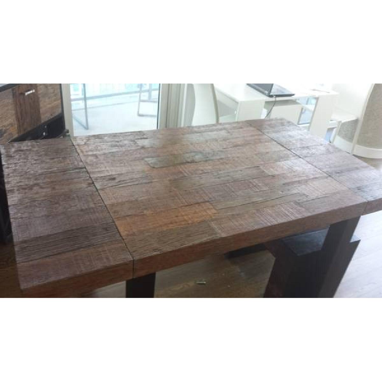 Reclaimed Teak Wood Extendable Dining Table - image-1