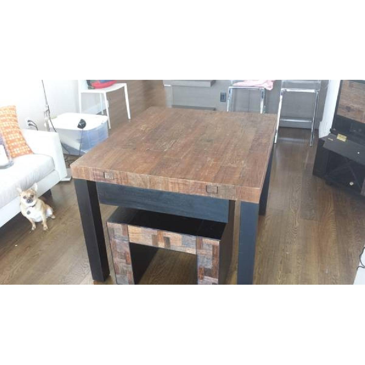 Reclaimed Teak Wood Extendable Dining Table - image-4