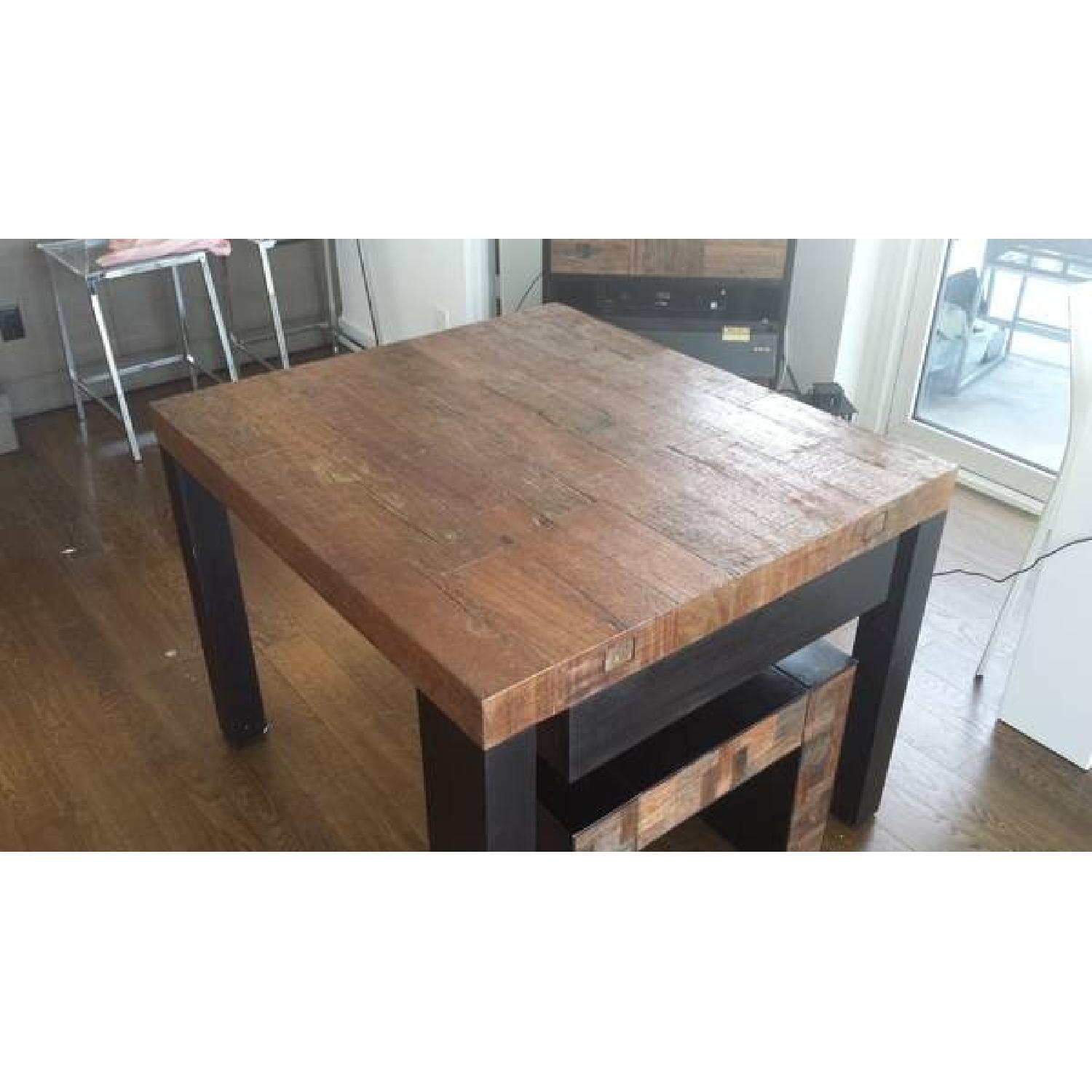 Reclaimed Teak Wood Extendable Dining Table - image-5