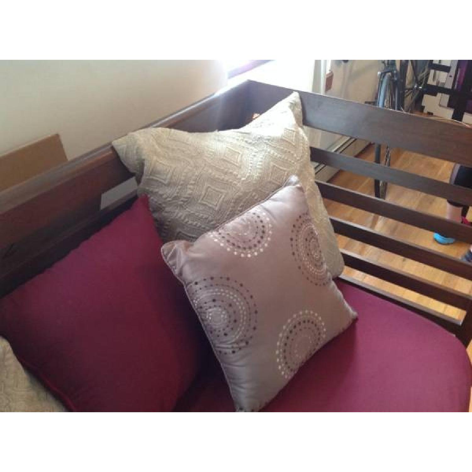 Couch w/ Solid Wood Frame - image-1