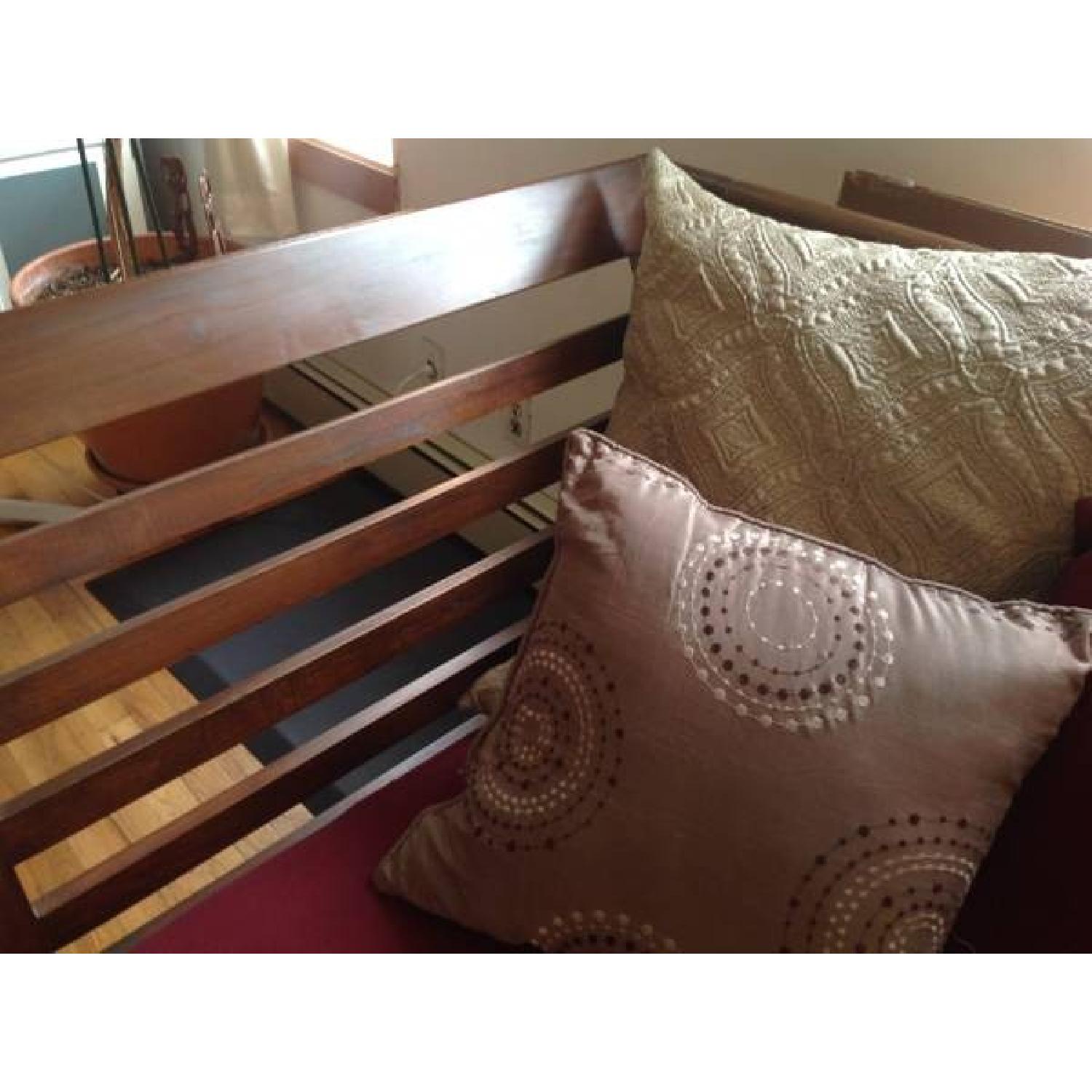 Couch w/ Solid Wood Frame - image-3