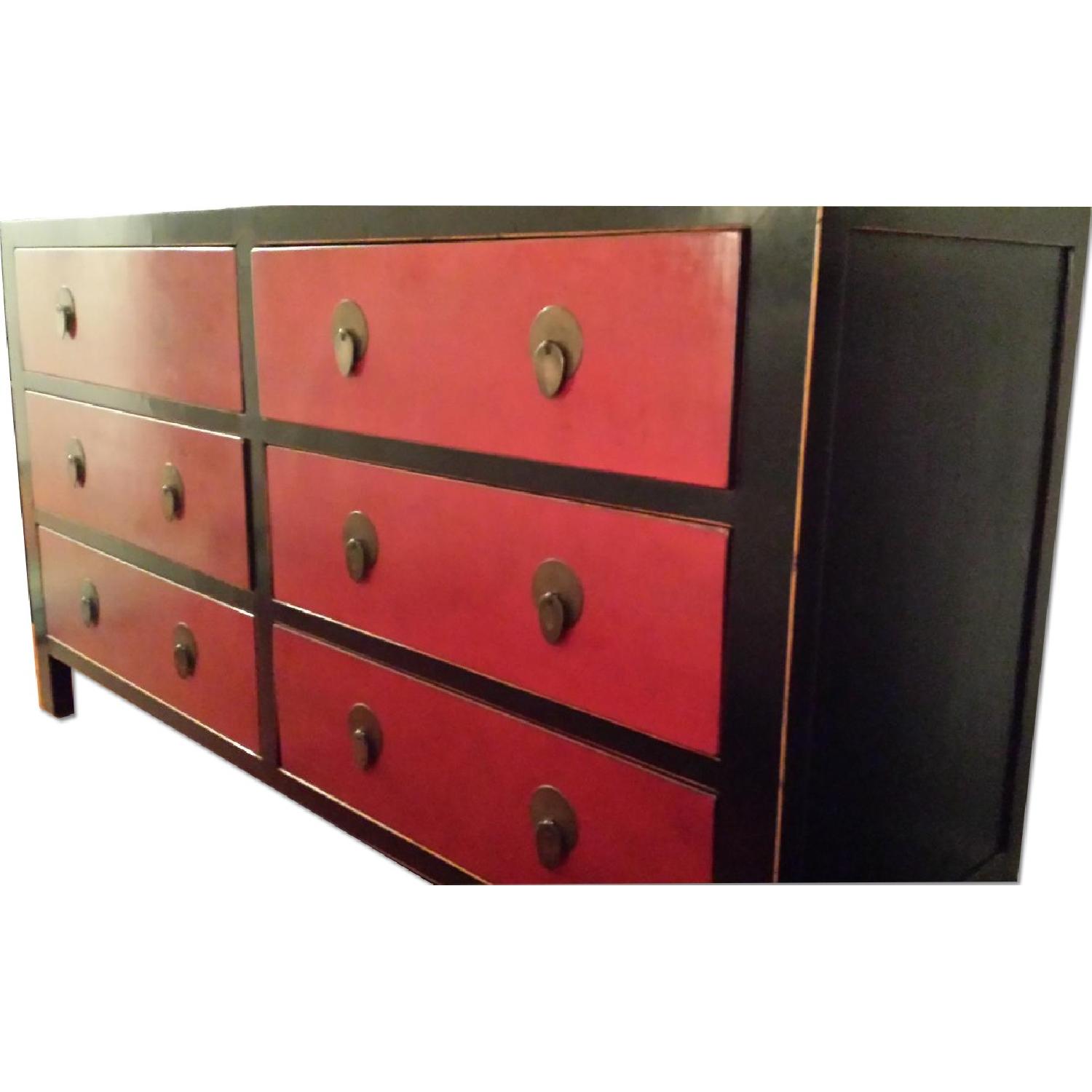 Asian Style 6-Drawer Dresser - AptDeco Asian Style 6-Drawer Dresser - AptDeco