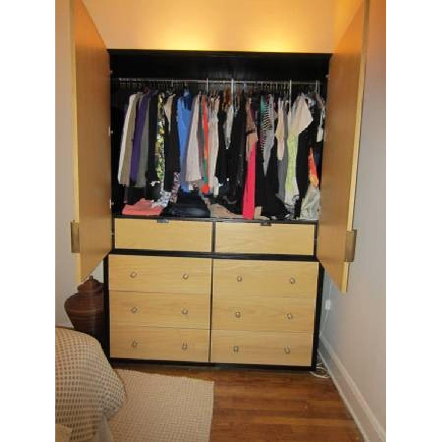Handmade Armoire w/ 8 Drawers - AptDeco