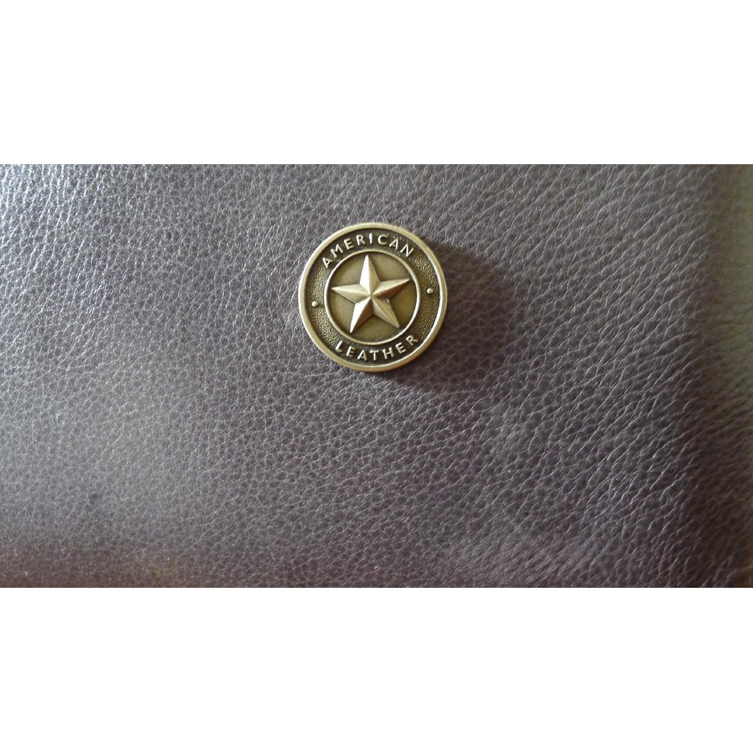 American Leather Swivel Recliner - image-9