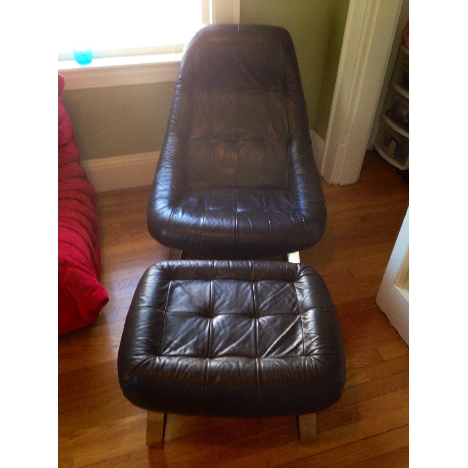 Percival Lafer "Earth Chair" & Ottoman - image-3