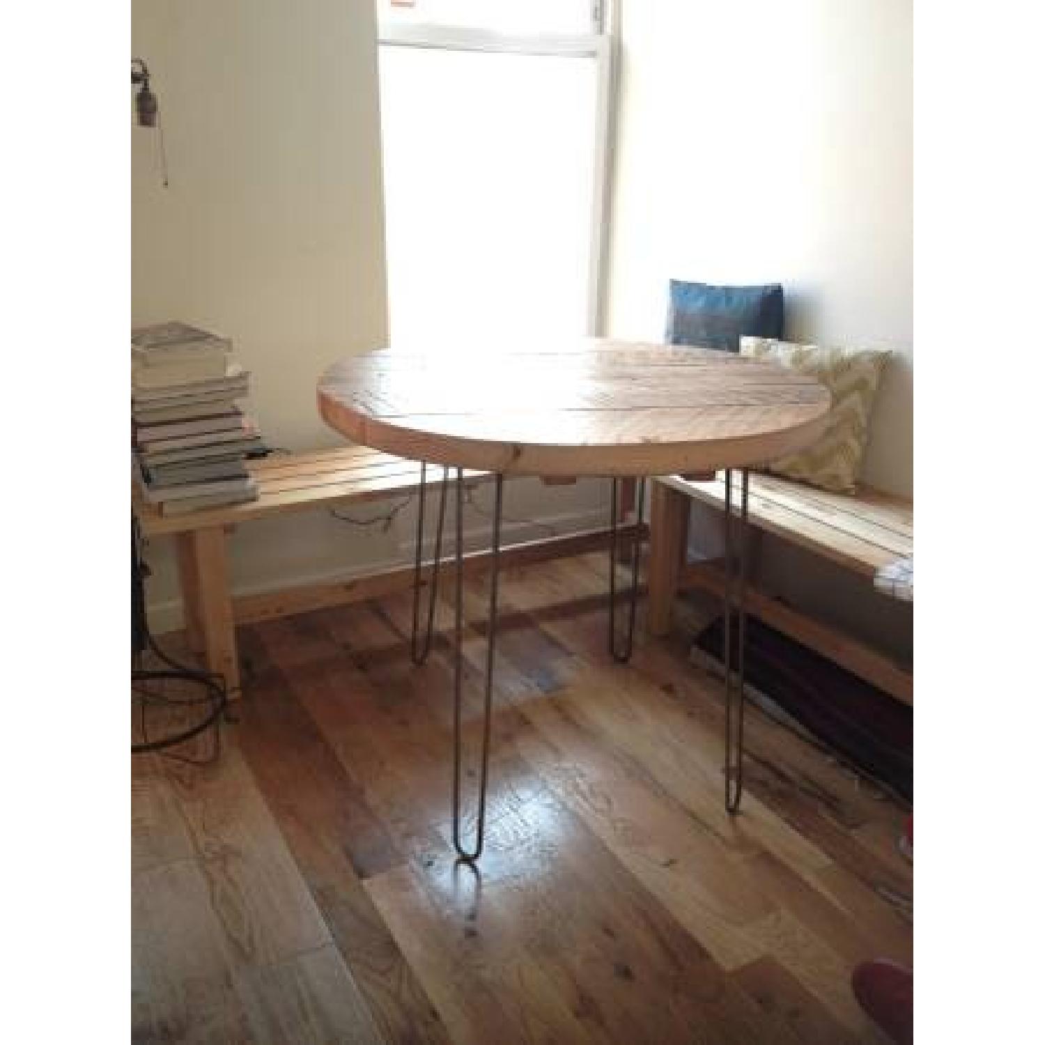 Reclaimed Barnwood Kitchen Table - image-1