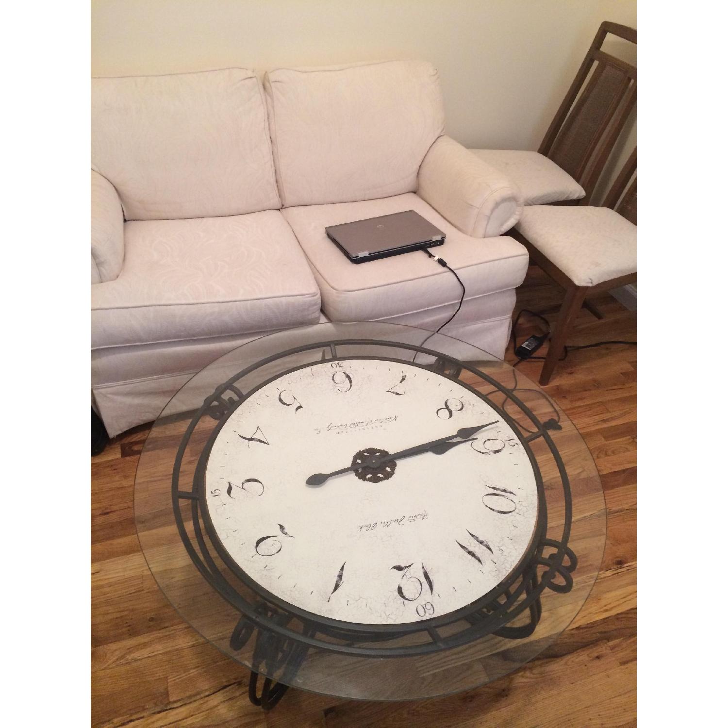 Howard Miller Furniture Clock Table - image-1
